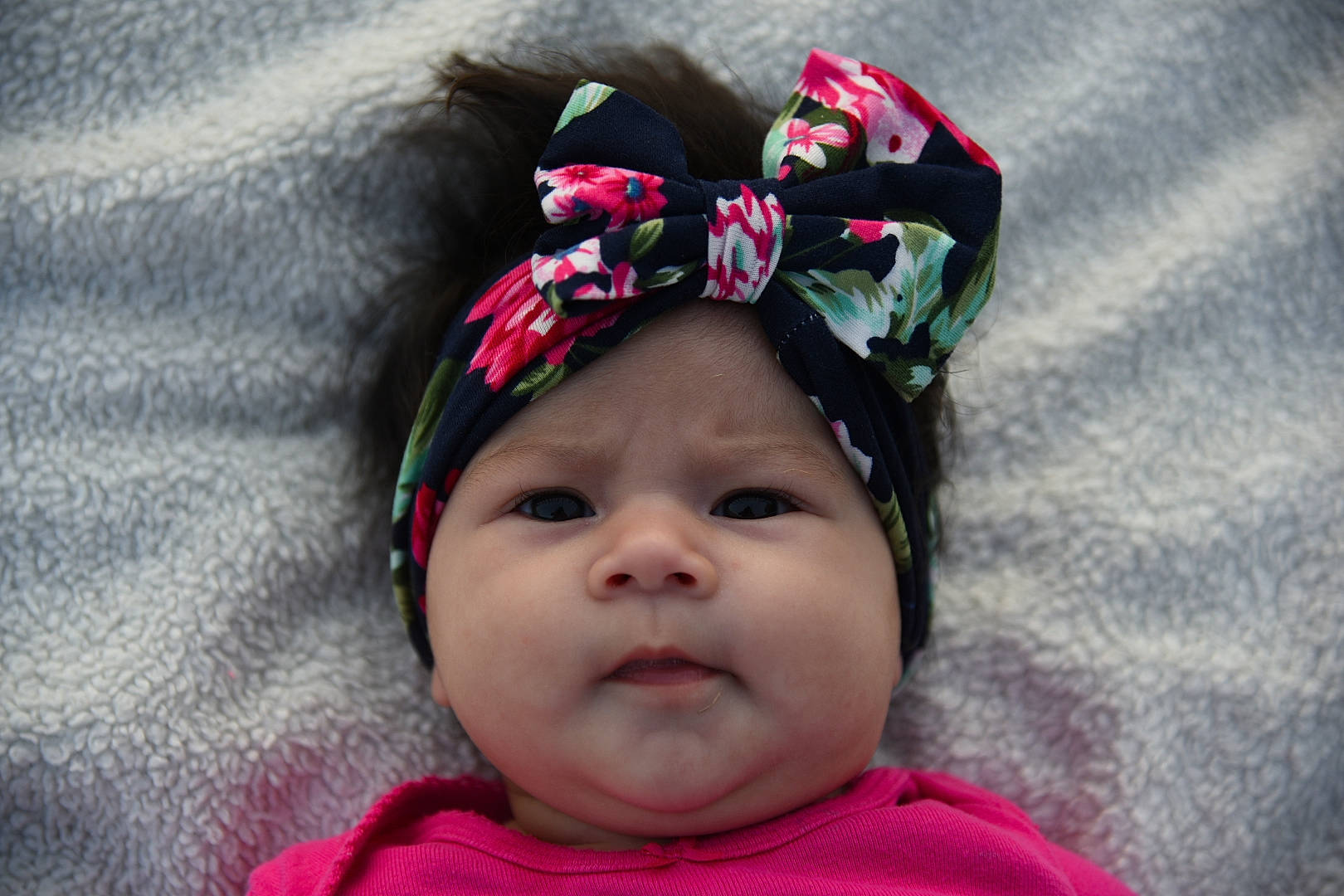 Alondra is registered to the contest to win money with this photo: baby, child, costume_accessory, fashion_accessory, hair_accessory, headgear, person, pink, toddler