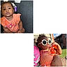 Malyiah joined the competition — help win amazing prizes! accessories, baby, casual, child, couch, cute, daylight, fashion, grass, hair_bows, indoor, orange_clothing, outdoor, person, portrait, relaxed, smile, sunglasses, sunlight, toddler