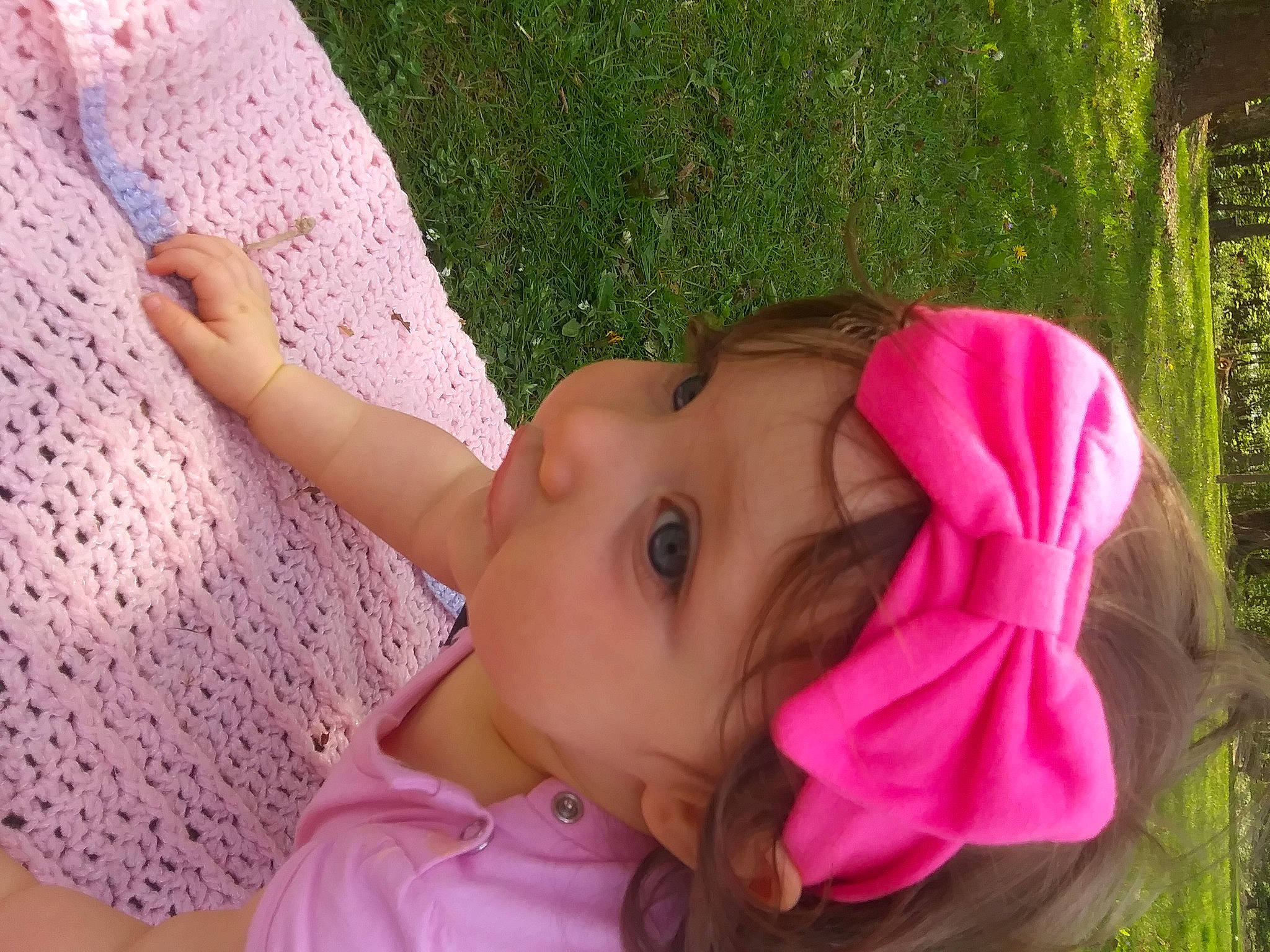 Kallie joined the competition — help win amazing prizes! baby, beauty, cheek, child, eye, face, grass, head, headwear, leaf, lip, mouth, neck, nose, organism, person, pink, plant, skin, textile