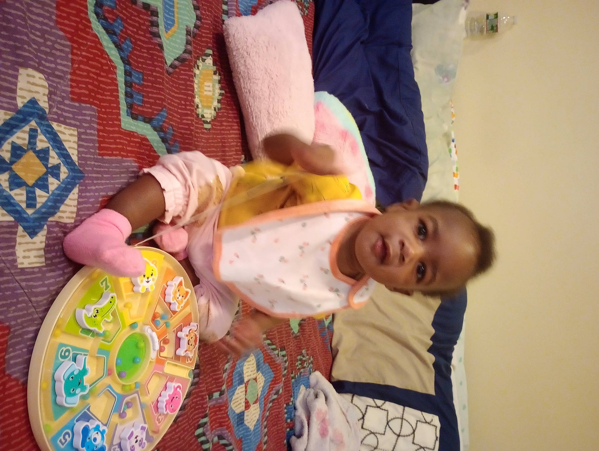 Janae is registered to the contest to win money with this photo: art, baby, baby_products, baby_toddler_clothing, child, comfort, craft, event, fun, happy, linens, nail, pattern, person, room, thumb, toddler, tradition, visual_arts