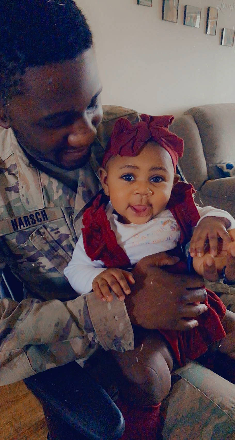 Carmyn joined the competition — help win amazing prizes! baby, cheek, child, doll, eye, forehead, fun, gesture, hairstyle, happy, headwear, human, iris, lap, mouth, organ, person, sitting, skin, smile