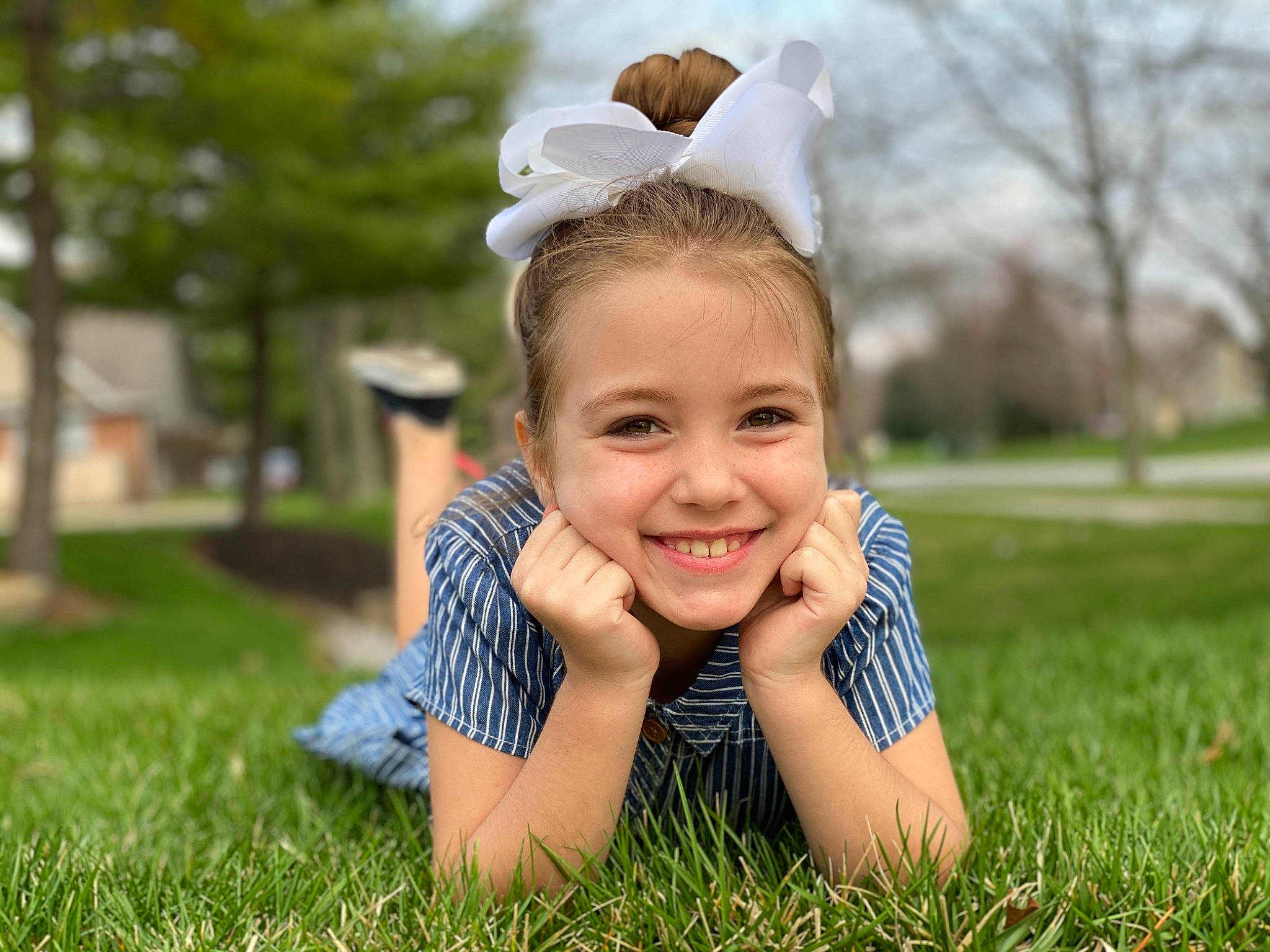 Carleigh joined the competition — help win amazing prizes! baby, child, ear, face, facial_expression, fun, grass, grass_family, happy, head, joy, lawn, meadow, people_in_nature, person, photograph, photography, skin, smile, spring