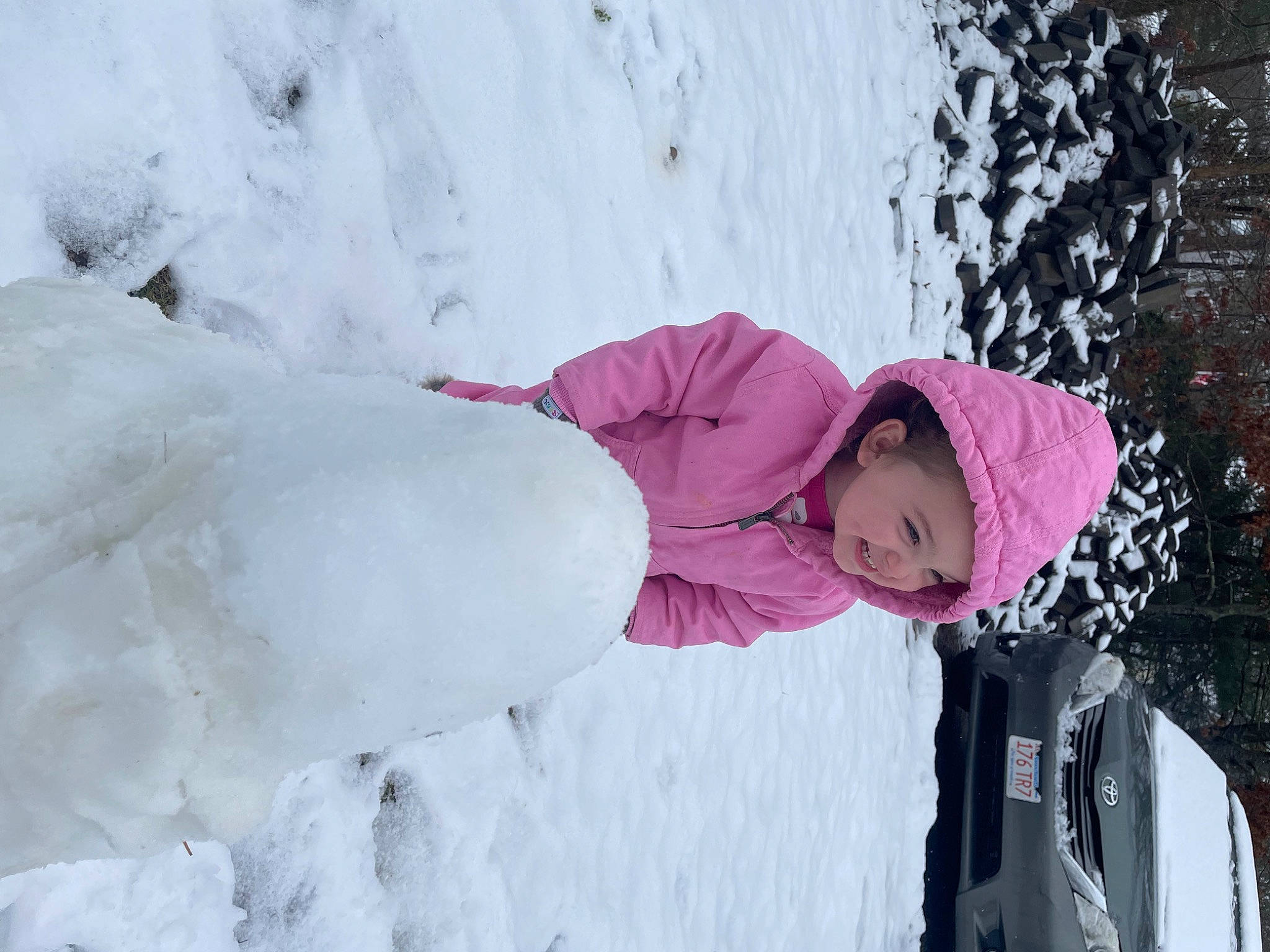 Malani joined the competition — help win amazing prizes! baby, child, event, freezing, fun, fur, headwear, ice, ice_cap, jacket, joy, magenta, person, plant, precipitation, recreation, slope, snow, toddler, tree