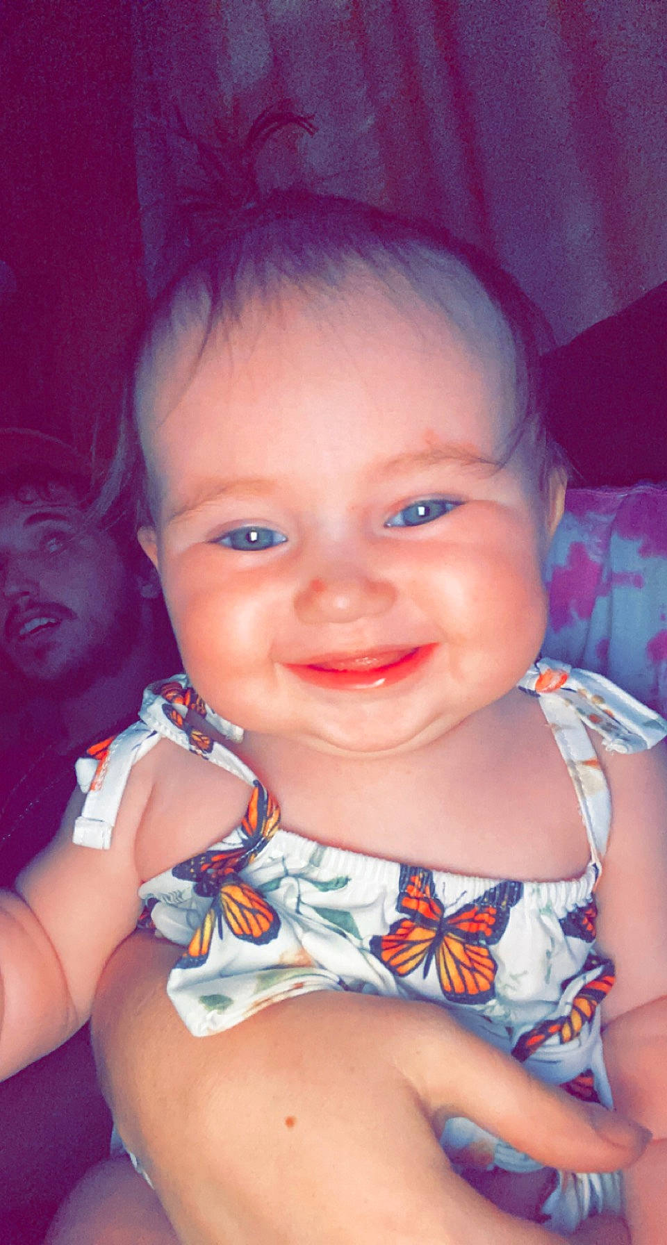 Stella joined the competition — help win amazing prizes! arm, azure, cheek, chin, dress, eye, eyebrow, face, flash_photography, forehead, hand, happy, human_body, joy, lip, mouth, neck, nose, organ, person