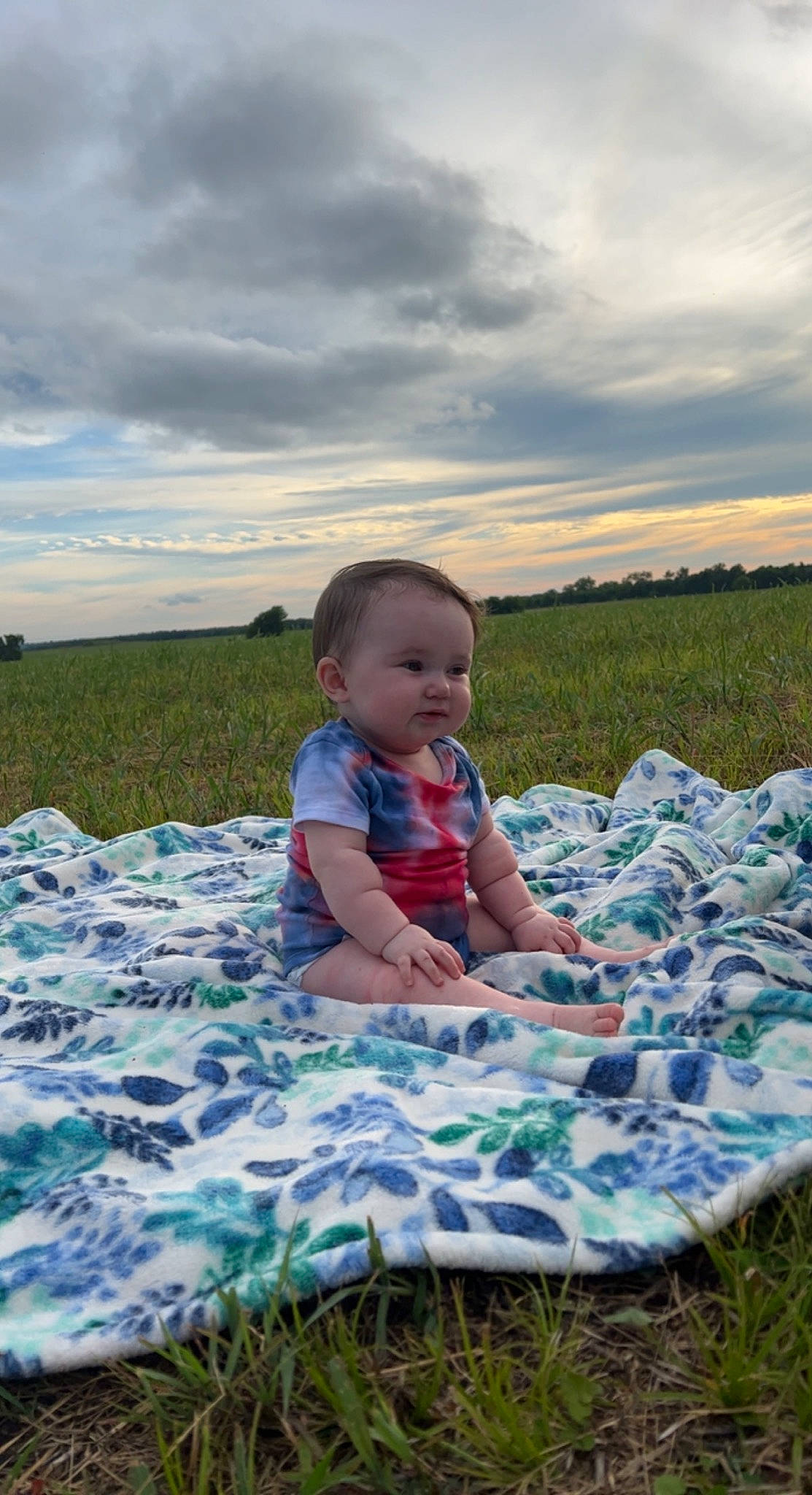 Stella joined the competition — help win amazing prizes! azure, baby, baby_toddler_clothing, cloud, ecoregion, flash_photography, fun, grass, grass_family, grassland, happy, landscape, leisure, meadow, people_in_nature, person, plant, prairie, rural_area, sky