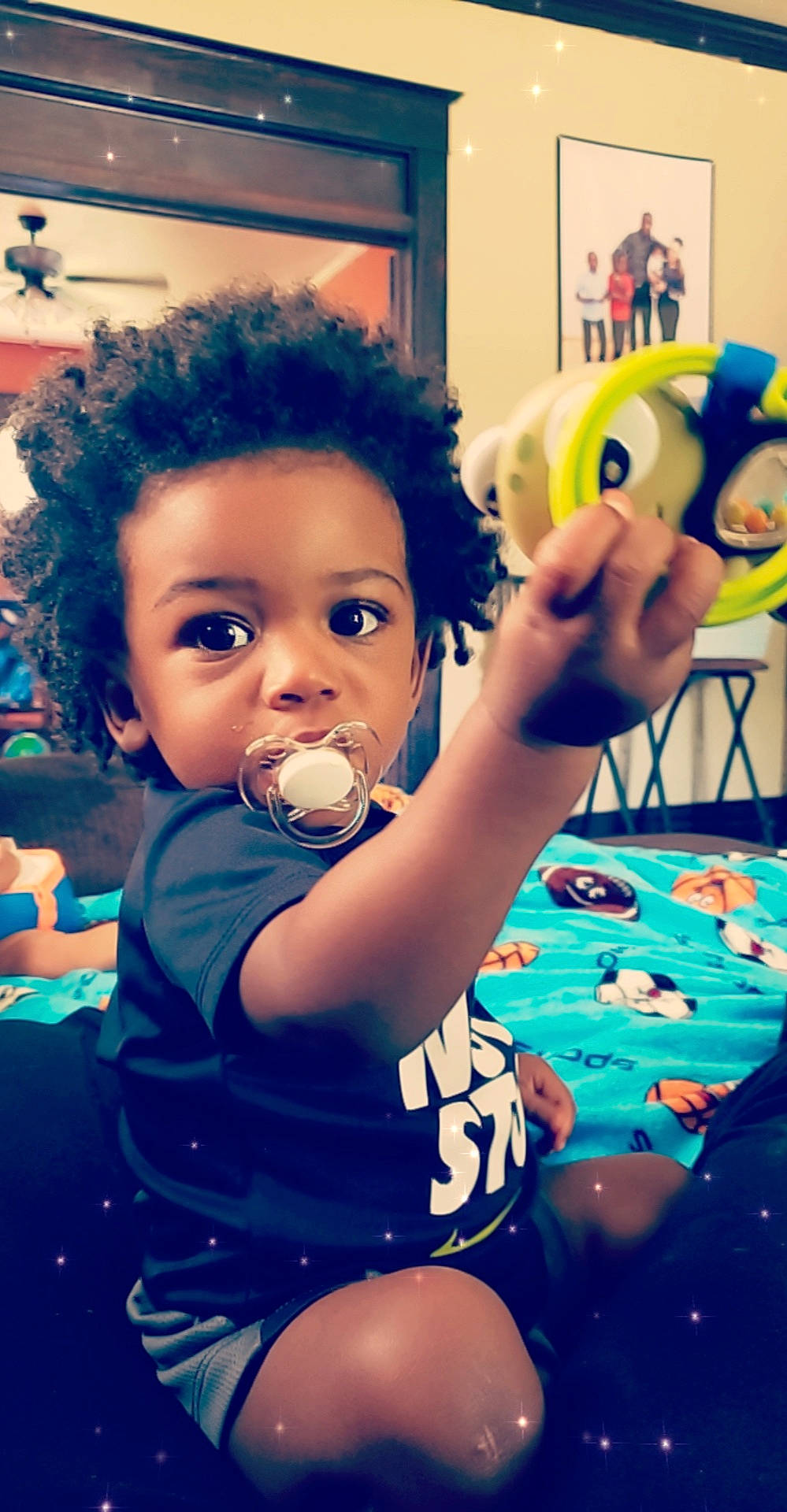 Stylez joined the competition — help win amazing prizes! baby, black_hair, cheek, child, cool, ear, fun, hairstyle, happy, person, play, snapshot, toddler, world