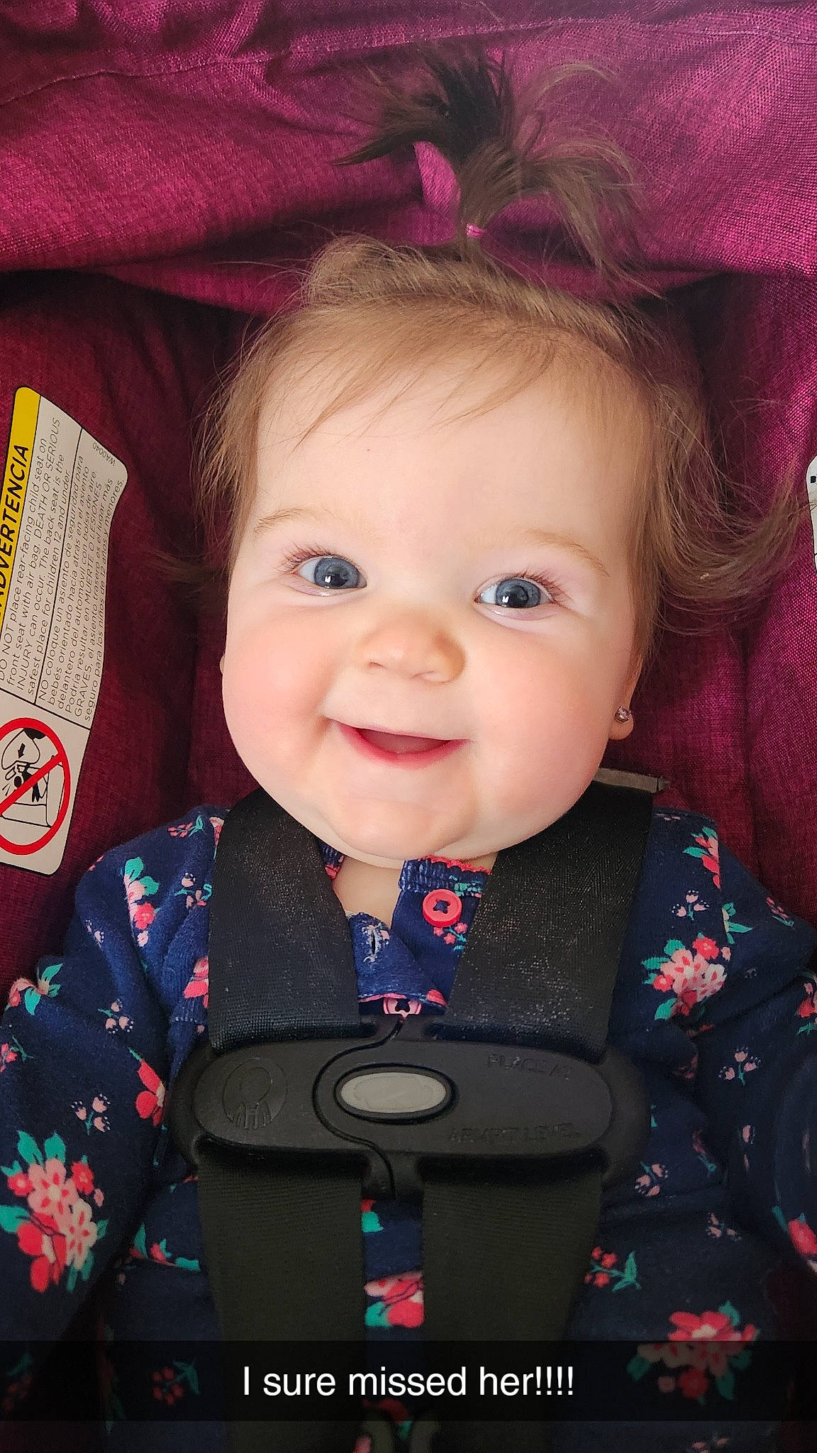 Autumn is registered to the contest to win money with this photo: baby, baby_toddler_clothing, beauty, cheek, child, chin, eye, eyebrow, face, facial_expression, happy, head, iris, joy, outerwear, person, pink, product, skin, sleeve