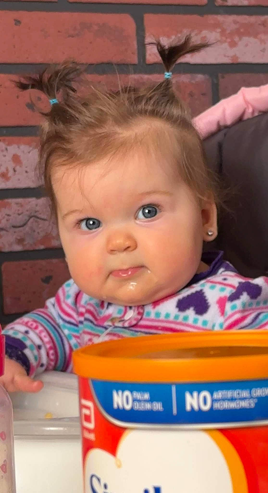 Autumn is registered to the contest to win money with this photo: baby, baby_products, cheek, child, chin, eyelash, face, facial_expression, fun, happy, iris, lip, nose, people, person, play, product, skin, sweetness, toddler