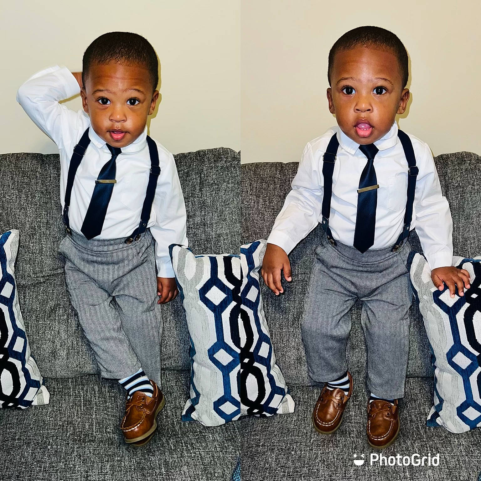 Sakani is registered to the contest to win money with this photo: baby_toddler_clothing, child, collar, dress_shirt, electric_blue, event, facial_expression, fashion, formal_wear, hairstyle, happy, human, pattern, person, product, sharing, sitting, sleeve, style, surprise
