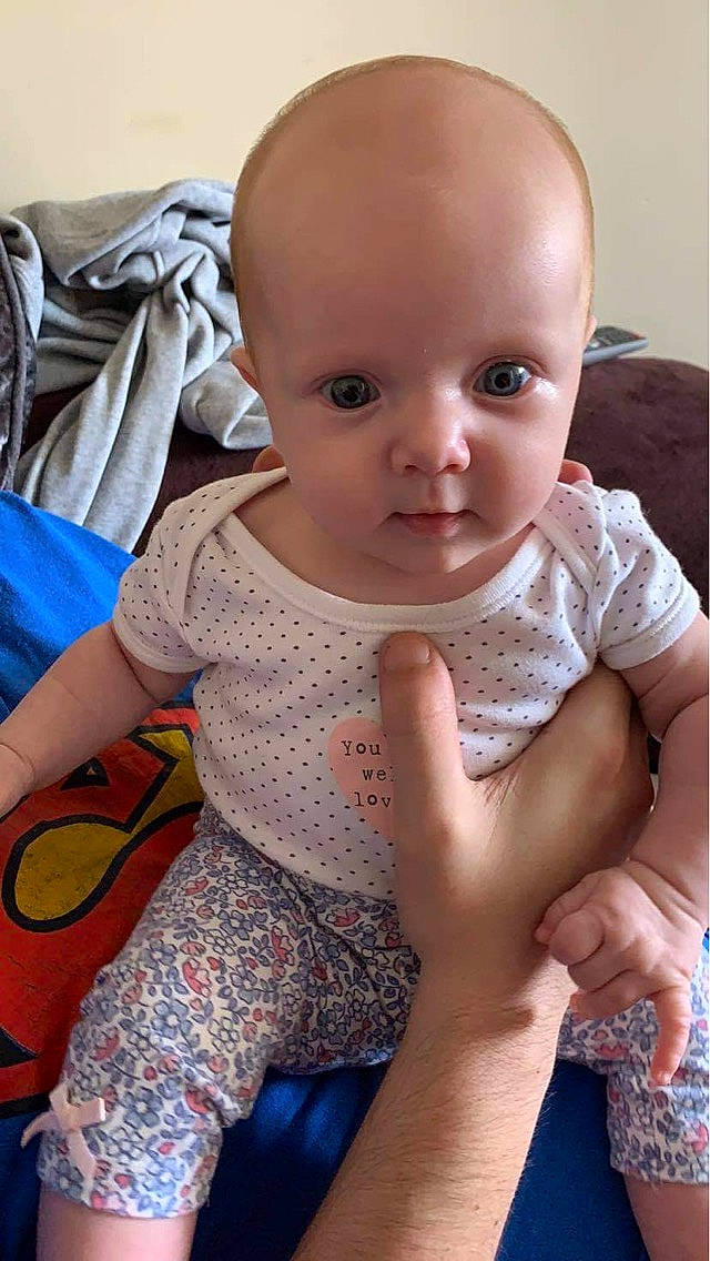 Emily-rose joined the competition — help win amazing prizes! baby, baby_toddler_clothing, cheek, child, eye, face, finger, head, lip, nose, person, sitting, skin, smile, toddler