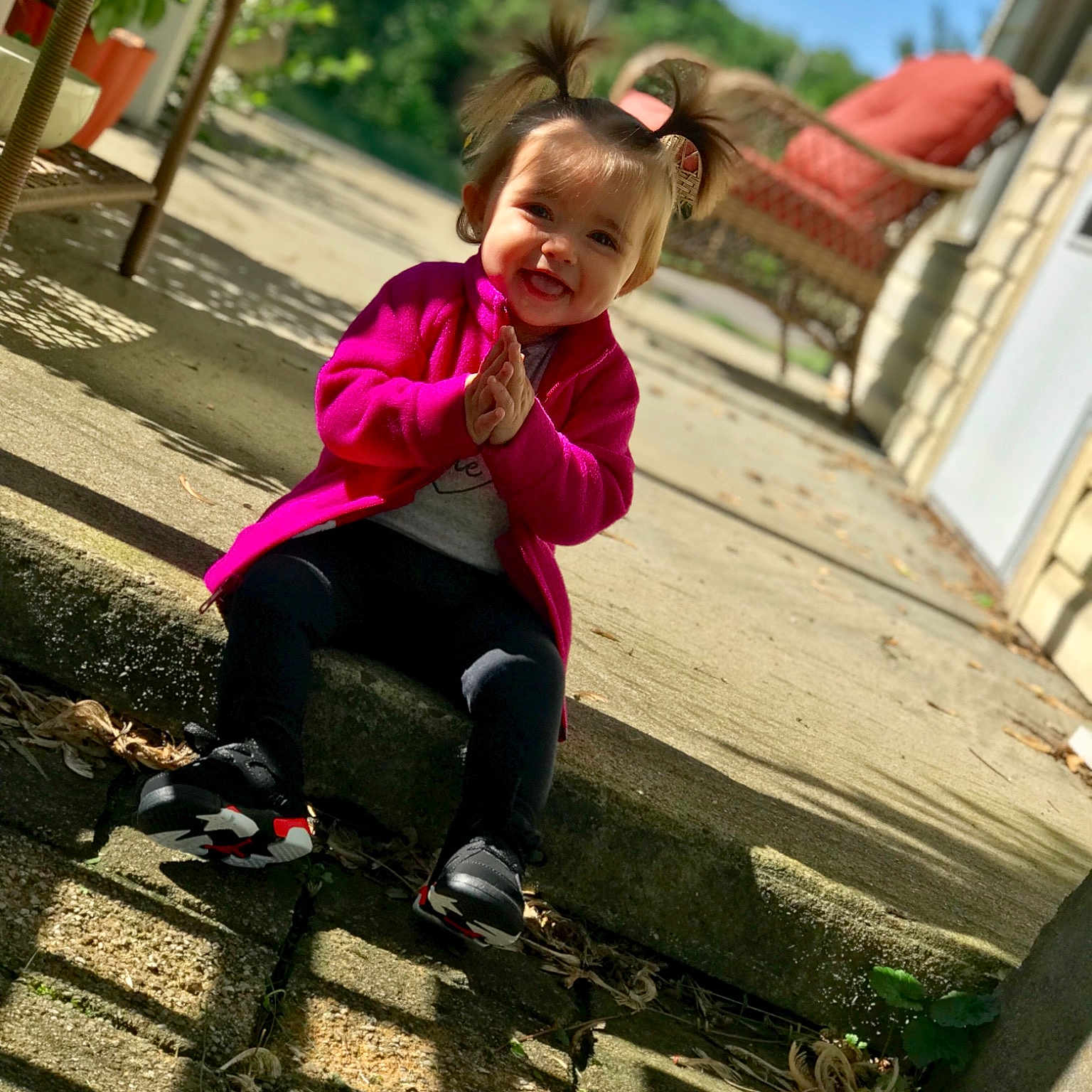 Briar Rose joined the competition — help win amazing prizes! beauty, child, city, fun, happy, leisure, person, pink, plant, playground, recreation, smile, toddler, tourism, tree, vacation