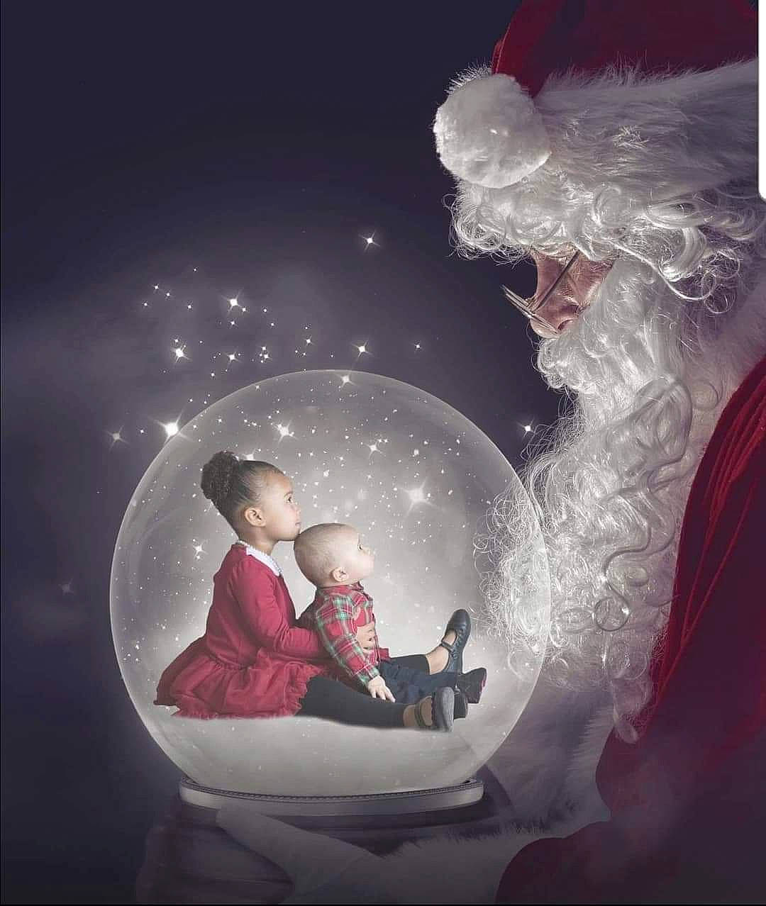 Ma'Kiyah joined the competition — help win amazing prizes! art, child, cloud, fictional_character, illustration, love, person, santa_claus, sitting, sky, smile, space