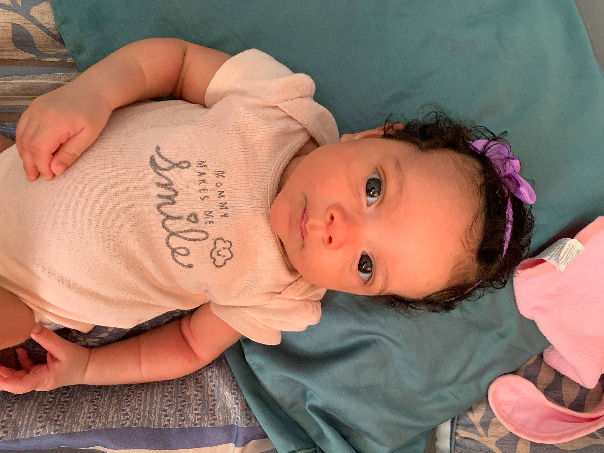 Ayanna is registered to the contest to win money with this photo: baby, cheek, child, ear, eye, forehead, neck, nose, person, pink, skin, toddler