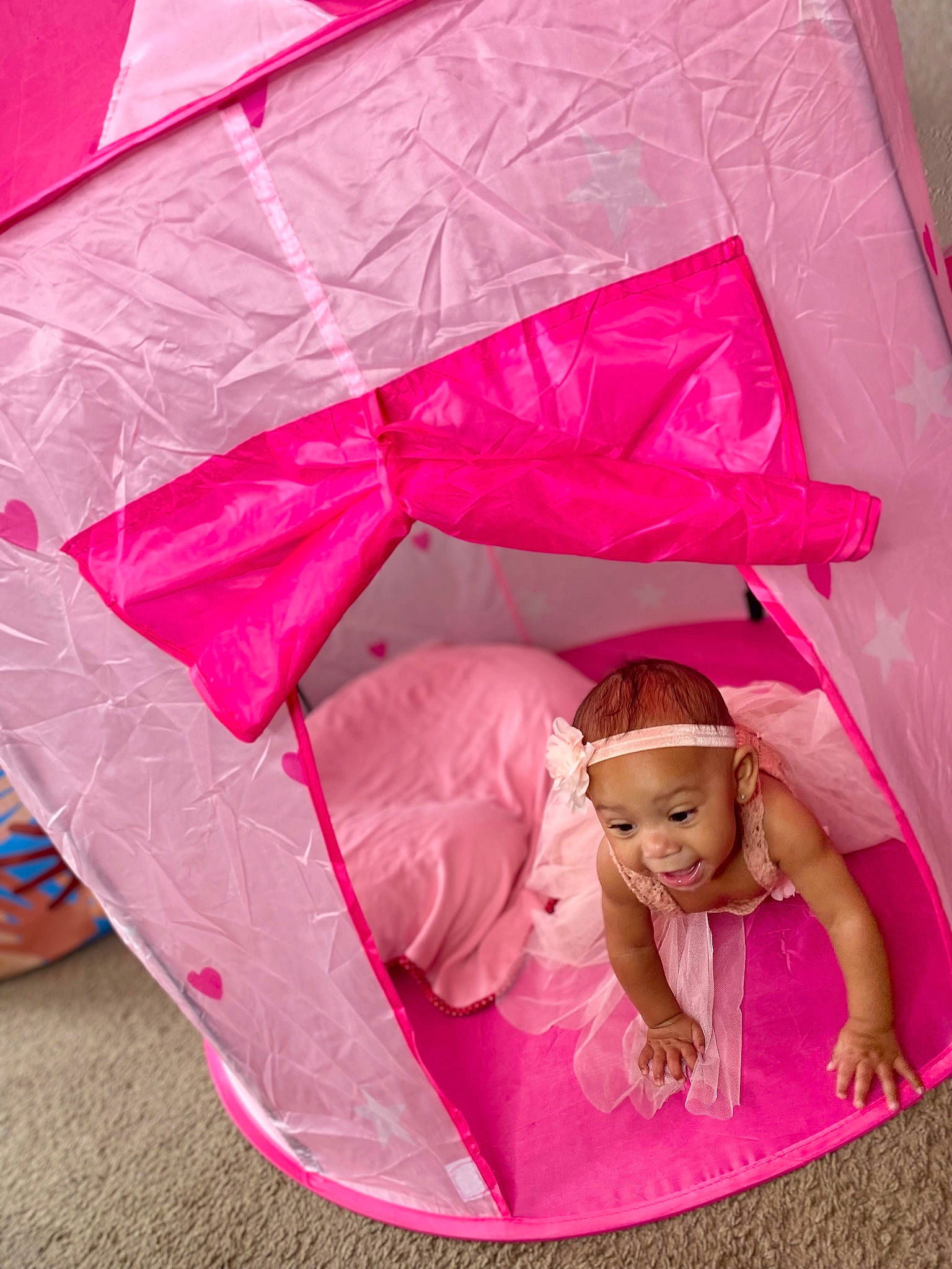 Asata joined the competition — help win amazing prizes! child, comfort, fashion_accessory, fun, grass, happy, headwear, leisure, magenta, material_property, pattern, peach, person, pink, purple, recreation, red, shade, tent, textile