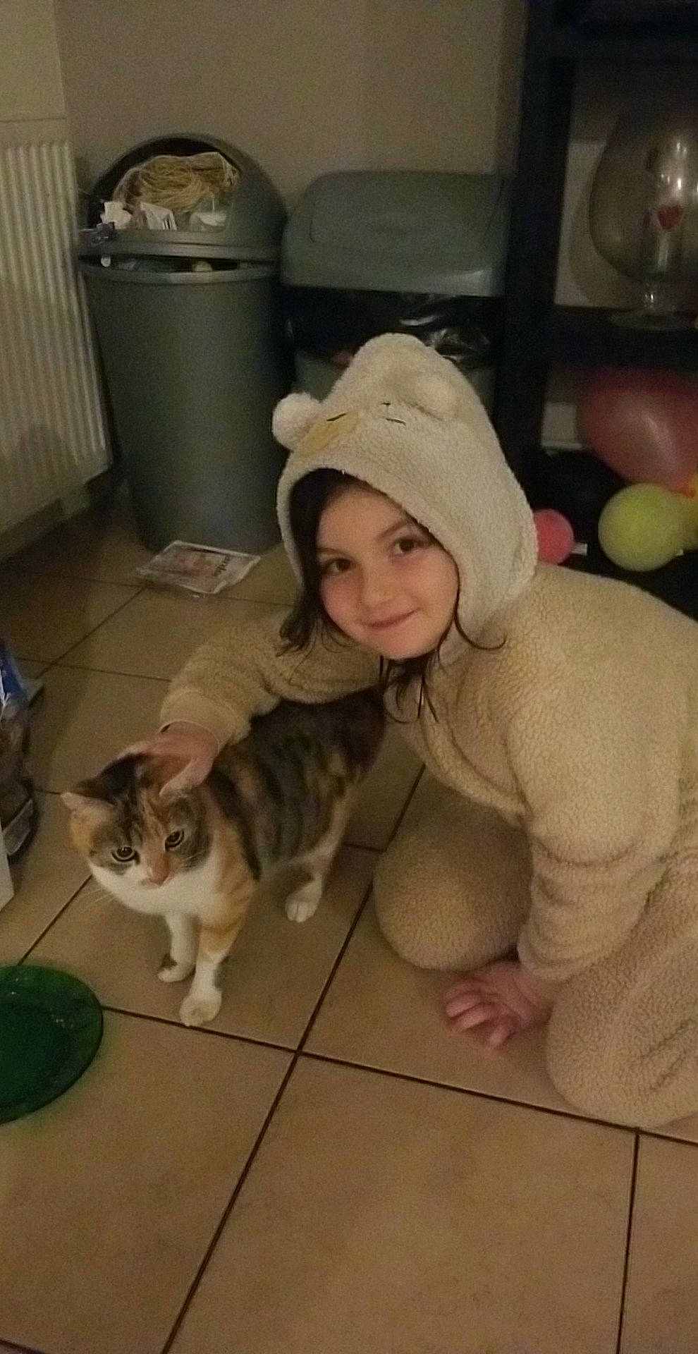 Shanna a rejoint le concours — aidez-le/la à gagner de superbes lots ! baseball_cap, cap, carnivore, cat, child, companion_dog, domestic_short_haired_cat, fawn, felidae, flooring, fur, hardwood, hat, headwear, joy, lap, paw, person, sitting, small_to_medium_sized_cats