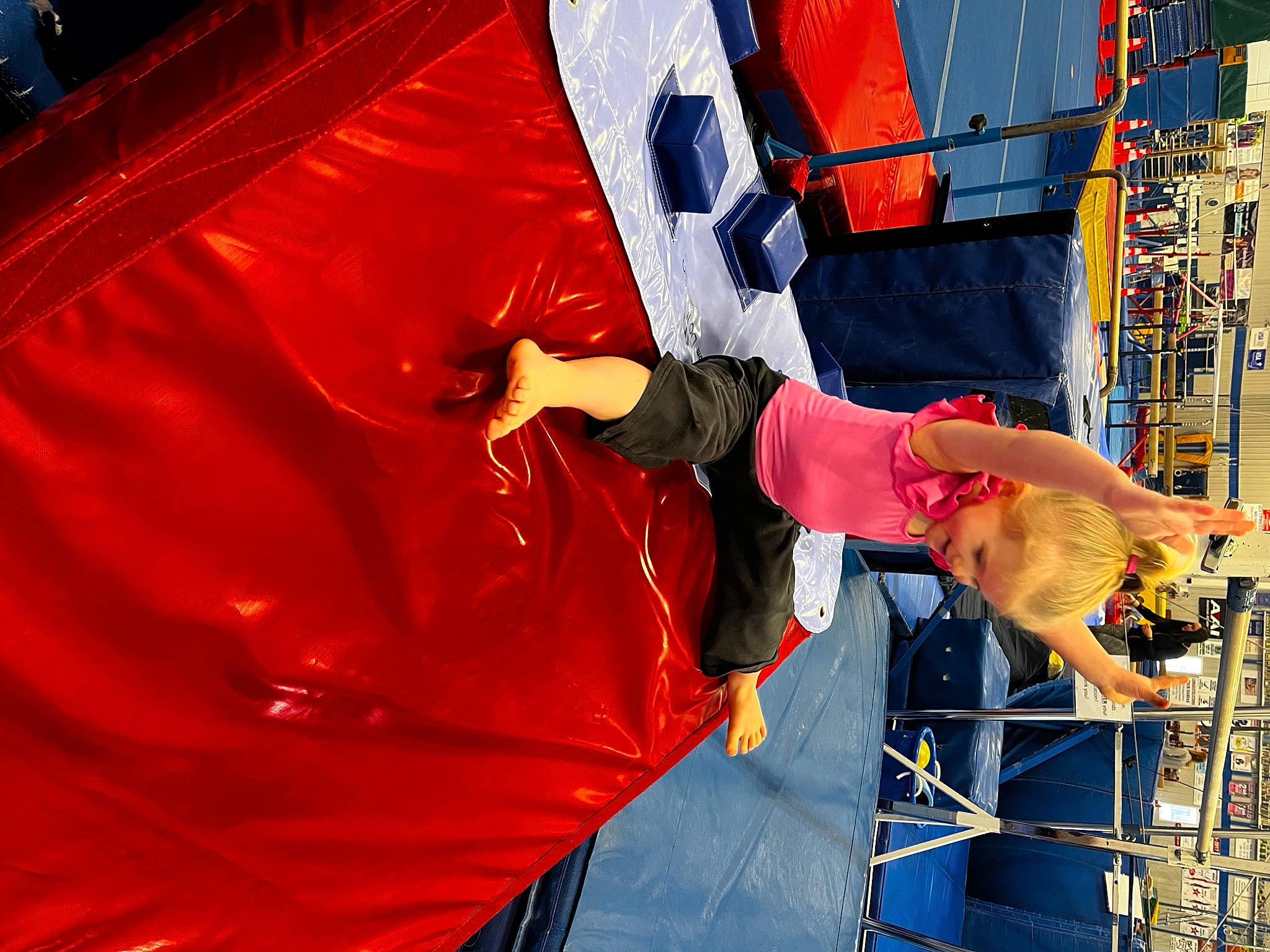 Quincy joined the competition — help win amazing prizes! acrobatics, aerialist, elbow, electric_blue, entertainment, event, fun, leisure, magenta, performance, performing_arts, person, public_event, recreation, shorts, t_shirt