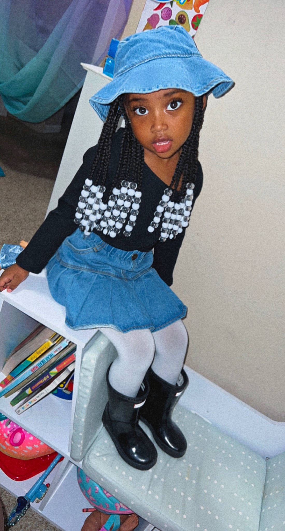 Italie joined the competition — help win amazing prizes! azure, black_hair, blue, cap, clothing, cool, doll, electric_blue, fashion_design, headgear, headwear, knee, person, shoe, shorts, sleeve, t_shirt, textile, thigh, waist