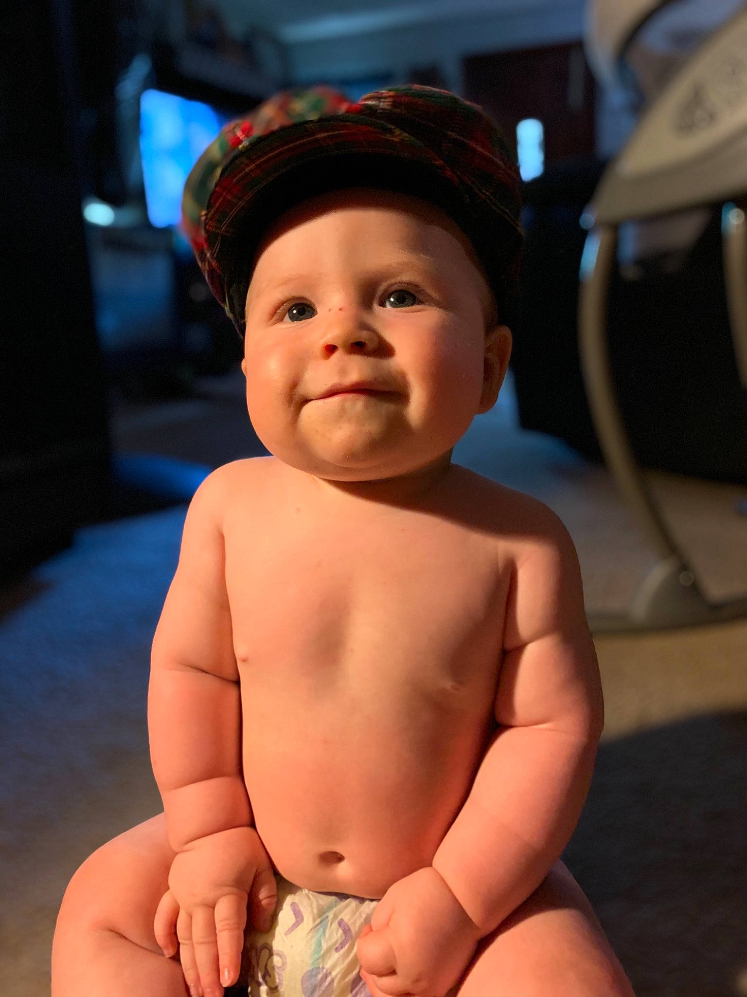 William joined the competition — help win amazing prizes! arm, baby, cheek, chest, chin, eyebrow, face, finger, flash_photography, fun, happy, headwear, joy, lip, mouth, neck, nose, person, skin, smile
