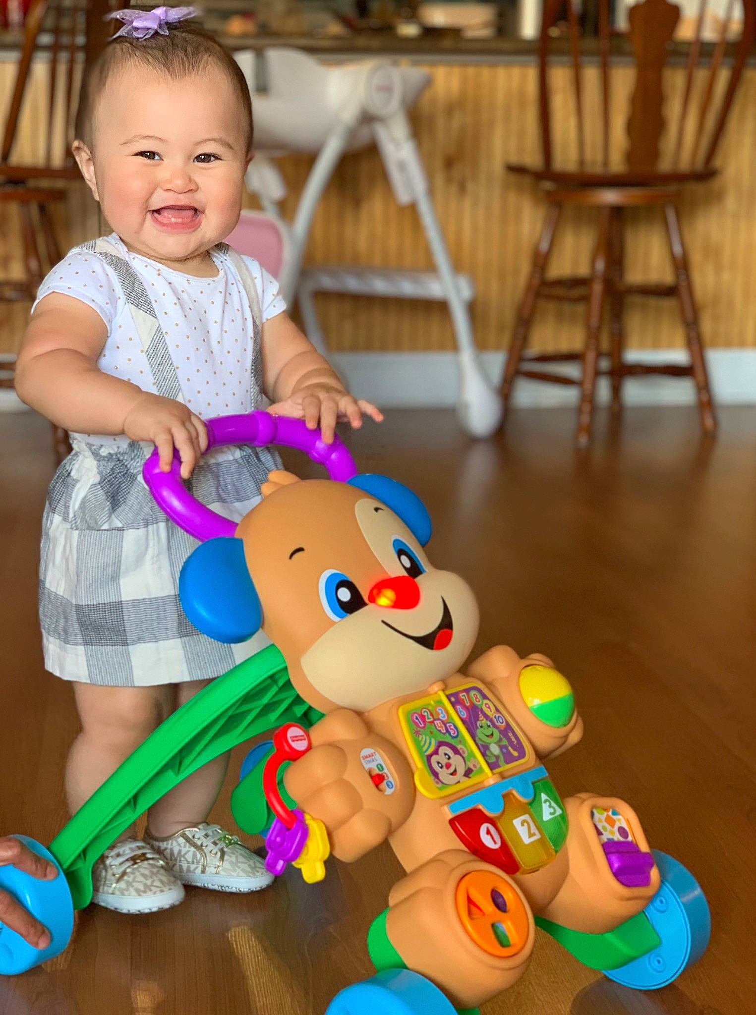 Hallie is registered to the contest to win money with this photo: baby_playing_with_toys, baby_toys, child, fun, joy, person, play, toddler, toy