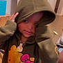 Sahani joined the competition — help win amazing prizes! baby, bonnet, cap, clothing, coat, door, face, fleece, hat, head, hood, hoodie, jacket, knitwear, person, photography, portrait, purple, sweater, sweatshirt