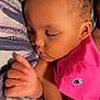 Sahani is registered to the contest to win money with this photo: baby, bed, bedroom, blanket, bodypart, cushion, face, finger, furniture, hand, head, homedecor, indoors, newborn, person, photography, portrait, quilt, room, sleeping