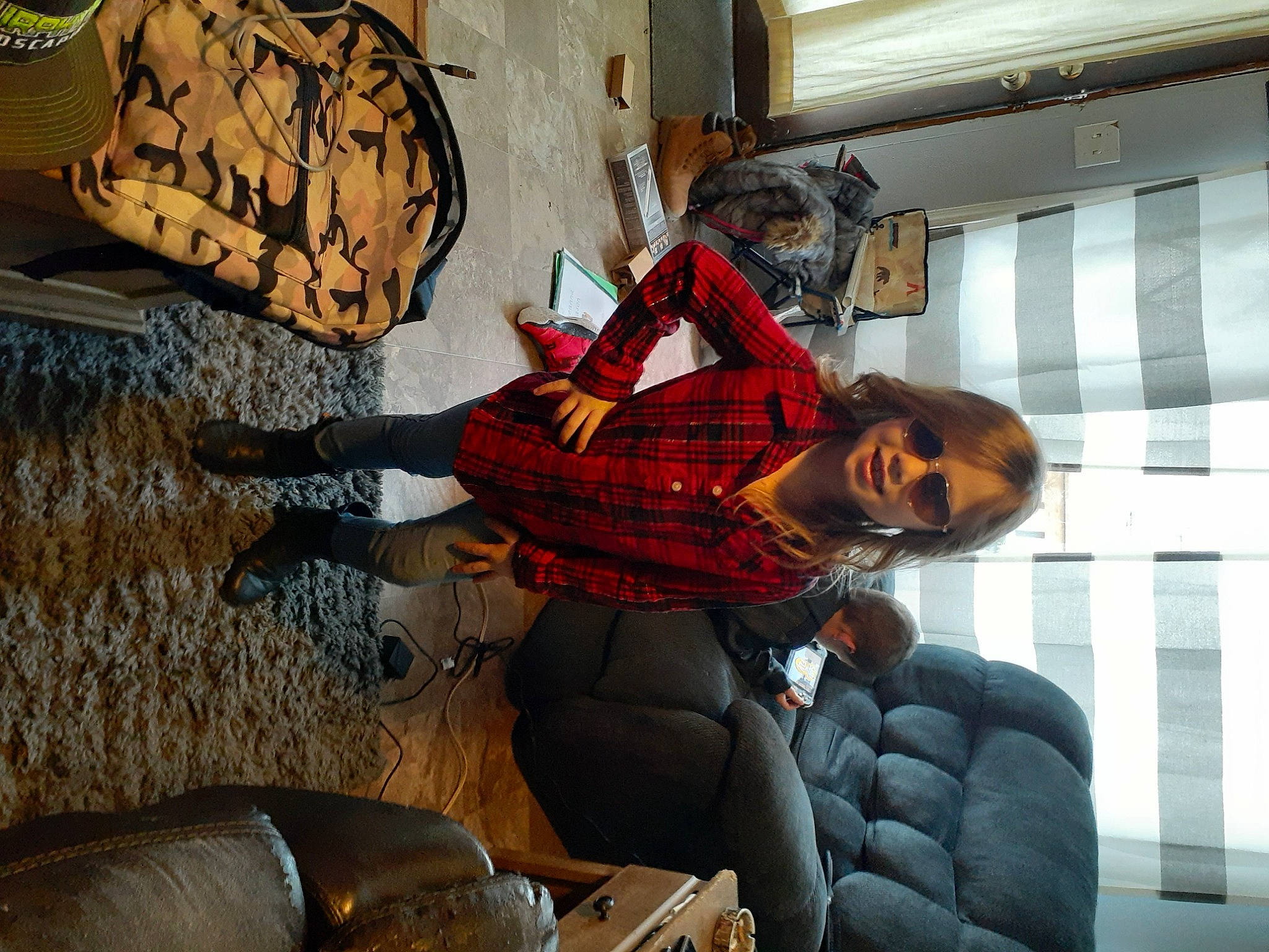 Arieanna joined the competition — help win amazing prizes! fictional_character, furniture, joy, person, under_exposed