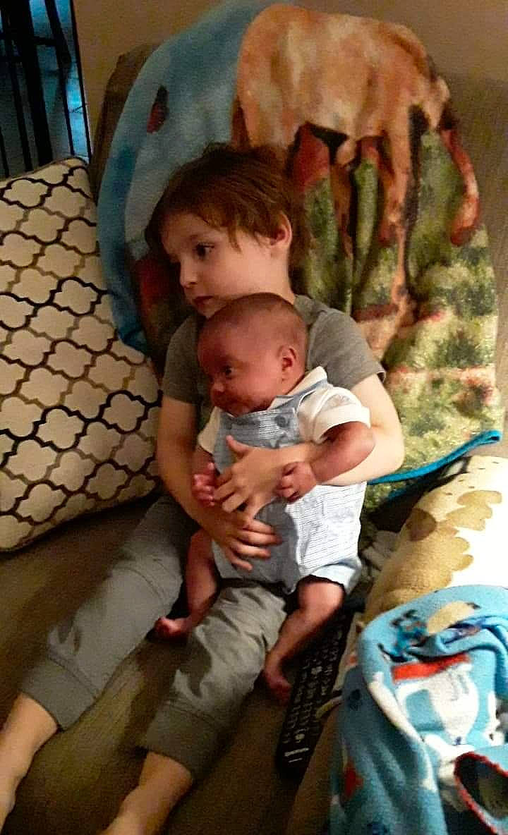 Jakobe is registered to the contest to win money with this photo: baby, child, person, product, toddler