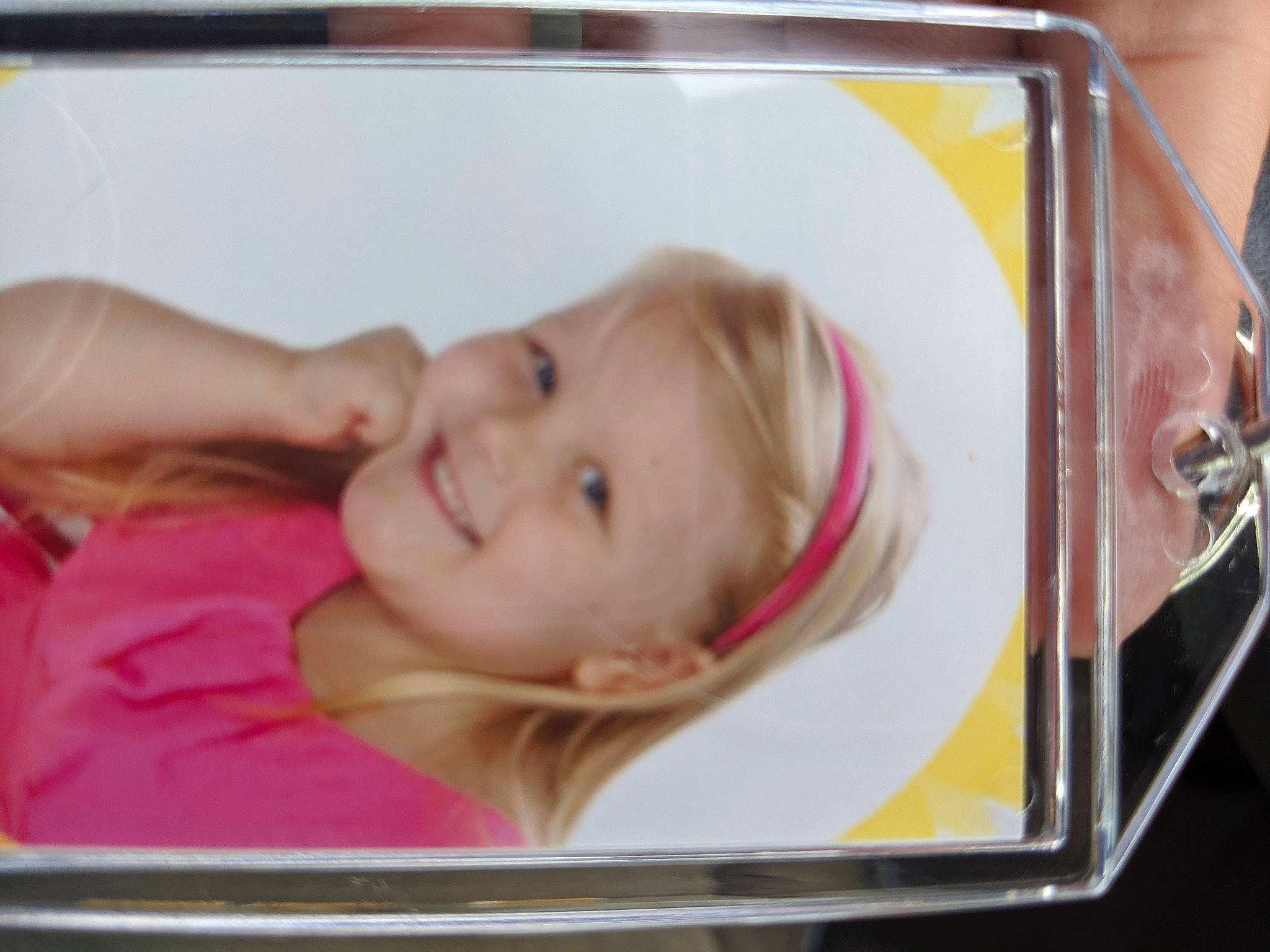 Rylee Marie joined the competition — help win amazing prizes! baby, baby_safety, cheek, child, joy, nose, person, picture_frame, pink, product, skin, toddler