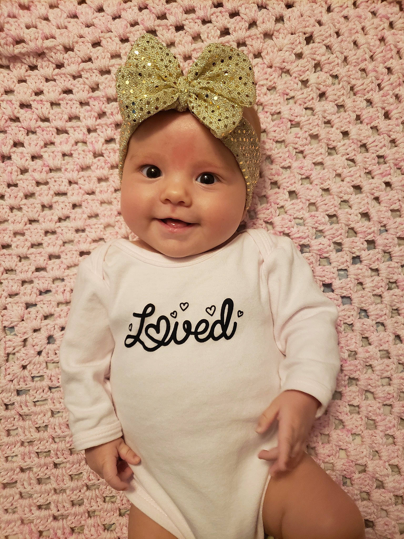 Maddy is registered to the contest to win money with this photo: baby, baby_bloomers, baby_products, baby_toddler_clothing, child, clothing, costume_accessory, crown, fashion_accessory, hair_accessory, headband, headgear, headpiece, person, product, sleeve, smile, t_shirt, toddler