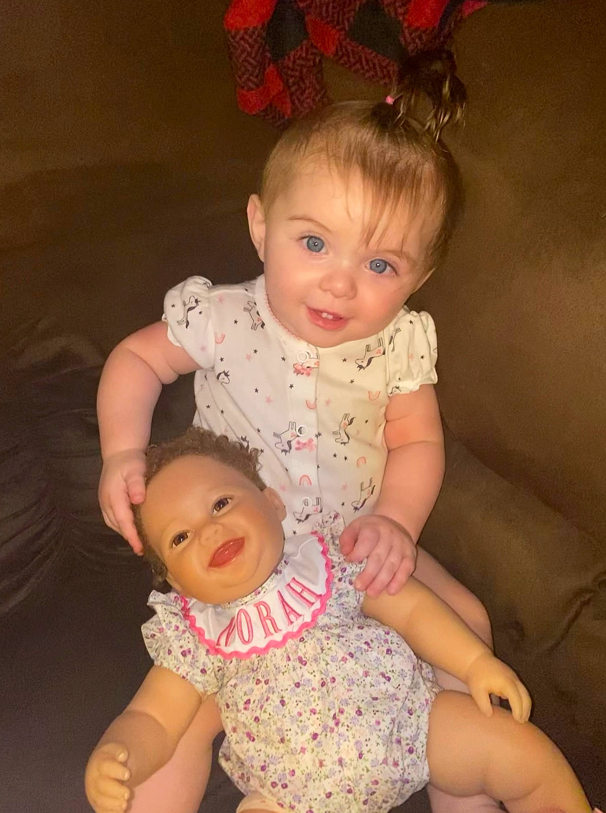 Kylee is registered to the contest to win money with this photo: baby, baby_toddler_clothing, cheek, dress, face, hand, happy, head, human, human_body, iris, joint, leg, organ, person, pink, skin, sleeve, smile, standing