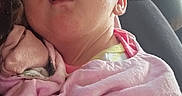Lorene Hazel is registered to the contest to win money with this photo: baby, blanket, child, closeup, cozy, cute, face, head, indoors, infant, mouth_open, newborn, peaceful, pink_clothing, portrait, resting, sleeping, soft_light, toddler, wrapped