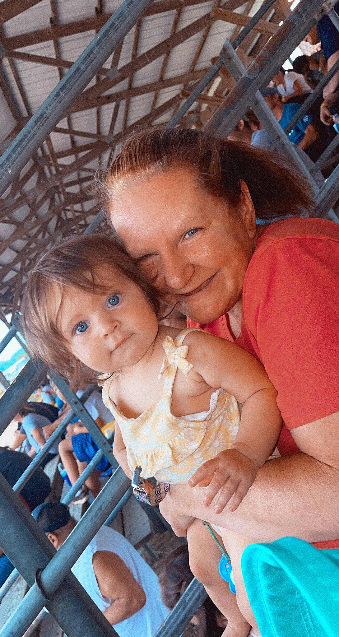 Nevaeh is registered to the contest to win money with this photo: abdomen, baby, blue, chair, child, community, event, fun, hairstyle, happy, iris, joy, leisure, mammal, mouth, people, person, sitting, skin, smile
