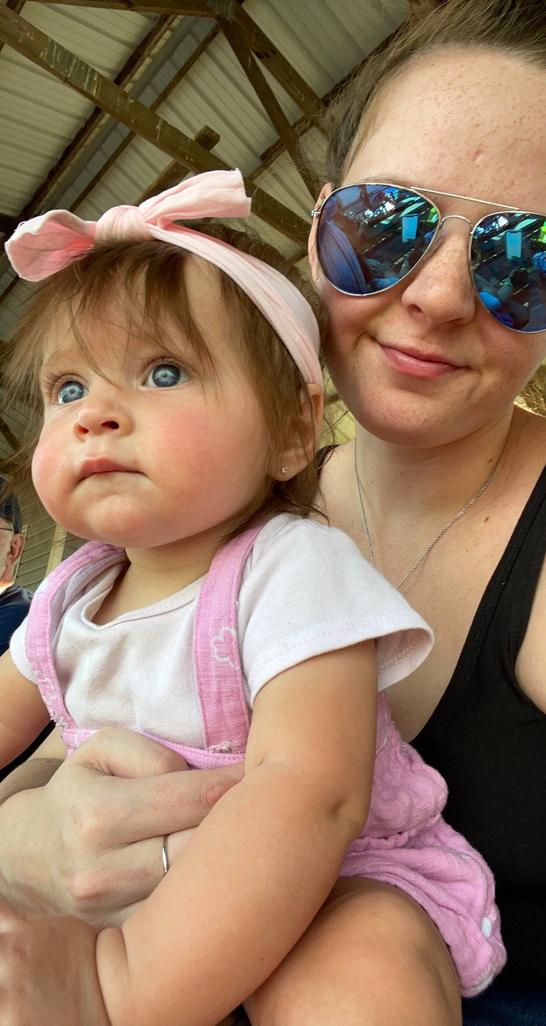 Nevaeh joined the competition — help win amazing prizes! chin, clothing, eye_glass_accessory, eyebrow, face, facial_expression, gesture, glasses, goggles, happy, hat, joy, lip, mouth, person, photograph, pink, skin, smile, sun_hat