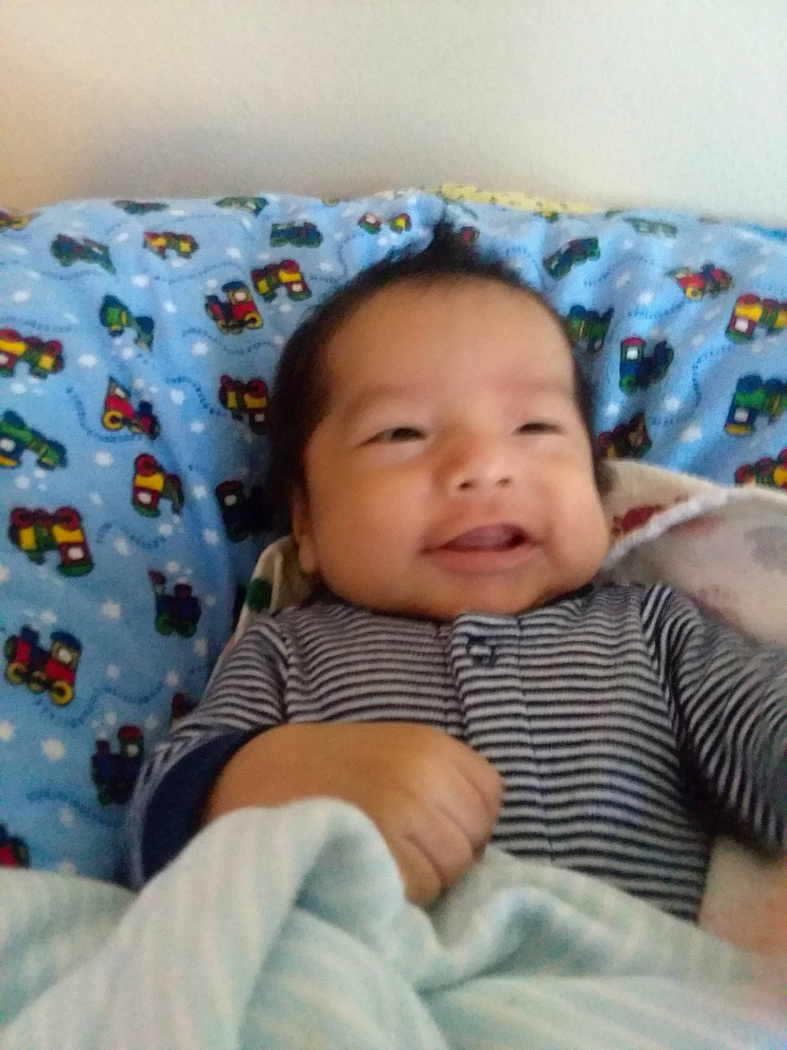 Jeffery is registered to the contest to win money with this photo: baby, bedtime, cheek, child, nap, person, skin, textile, toddler