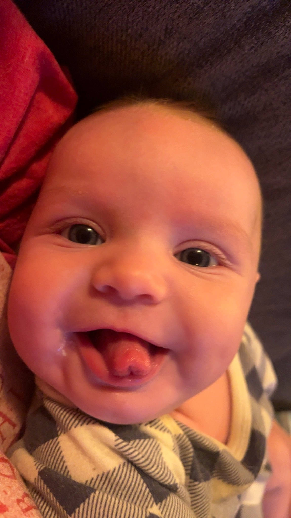 Levi joined the competition — help win amazing prizes! baby, cheek, child, chin, collar, ear, eyebrow, eyelash, facial_expression, forehead, happy, iris, lip, mouth, nose, person, pink, skin, smile, toddler