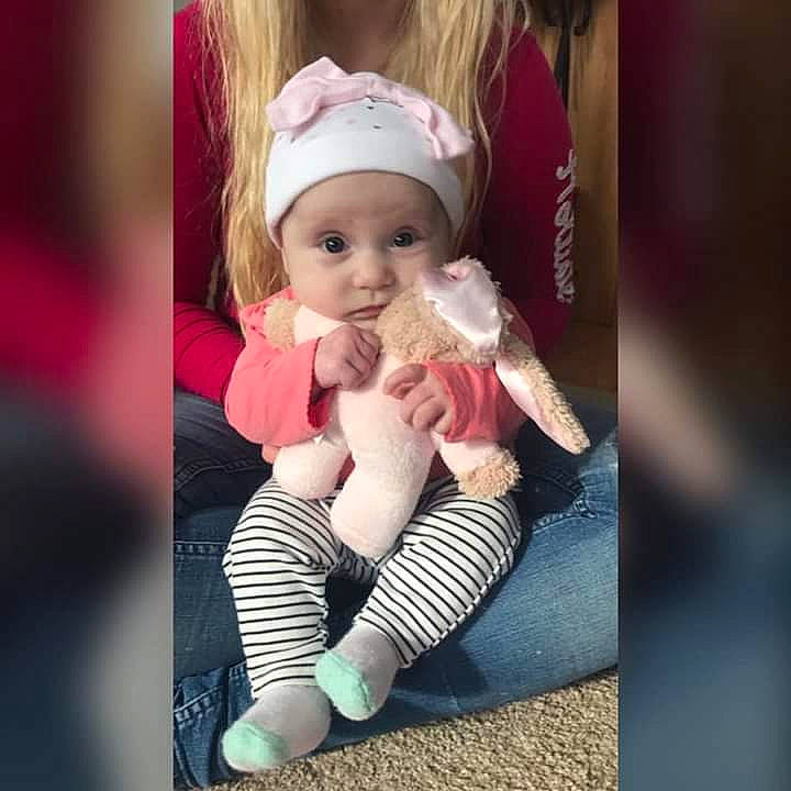 Carley is registered to the contest to win money with this photo: baby, blond, cheek, child, doll, finger, hair, hand, head, headgear, headwear, joint, leg, lip, person, photography, pink, skin, smile, toddler