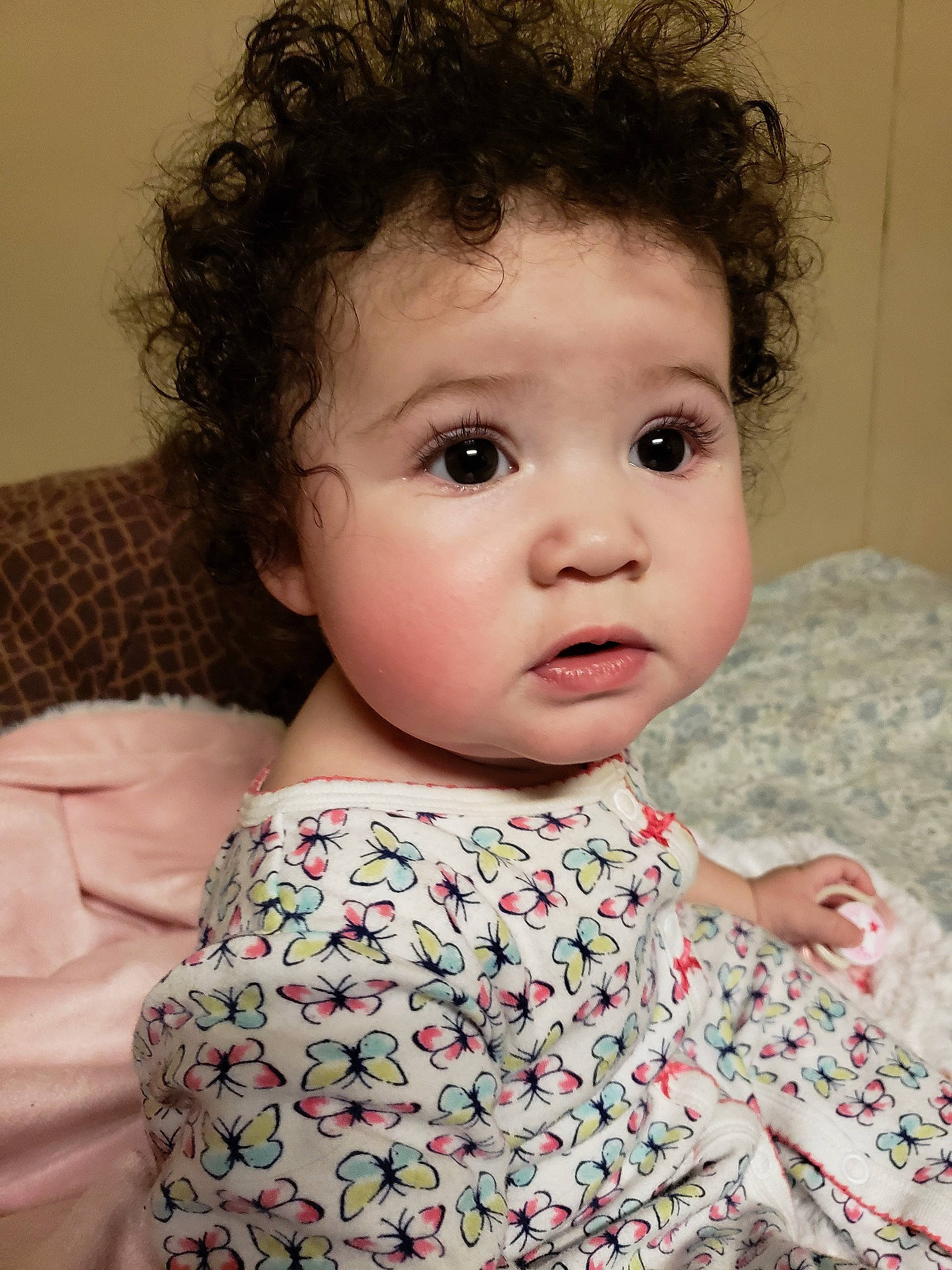 Mayah is registered to the contest to win money with this photo: baby, beauty, brown_hair, cheek, child, chin, eye, eyebrow, face, forehead, hair, head, iris, lip, nose, person, skin, smile, toddler