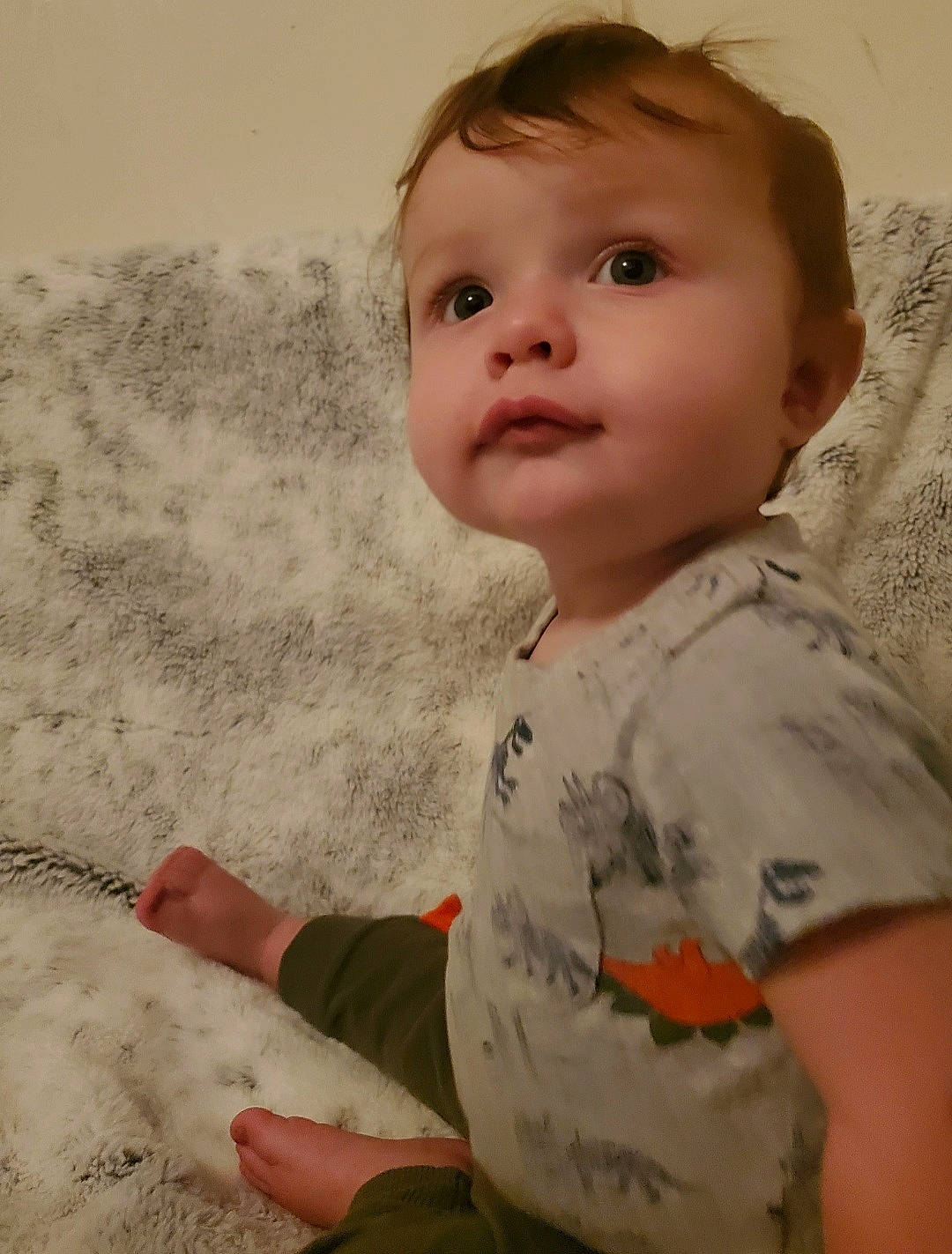 Axton joined the competition — help win amazing prizes! baby, baby_toddler_clothing, cheek, comfort, ear, eyelash, face, finger, happy, head, iris, lip, mammal, mouth, neck, nose, person, skin, sleeve, t_shirt