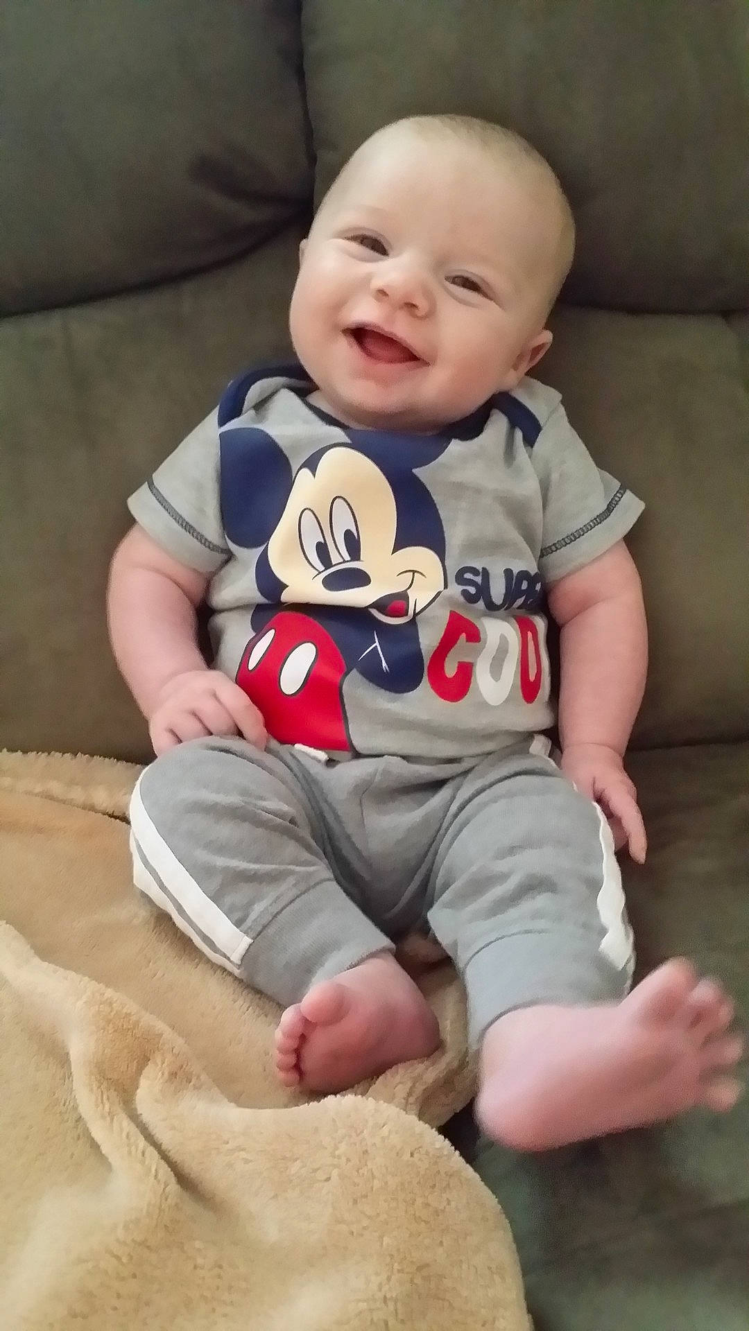 Kolby joined the competition — help win amazing prizes! boy, child, human_positions, infant, male, person, play, sitting, skin, toddler