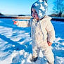 Jackson joined the competition — help win amazing prizes! baby, babylaughing, bonnet, cap, clothing, coat, face, happy, hat, head, jacket, nature, outdoors, pants, person, photography, portrait, snow, snowballfight, winter