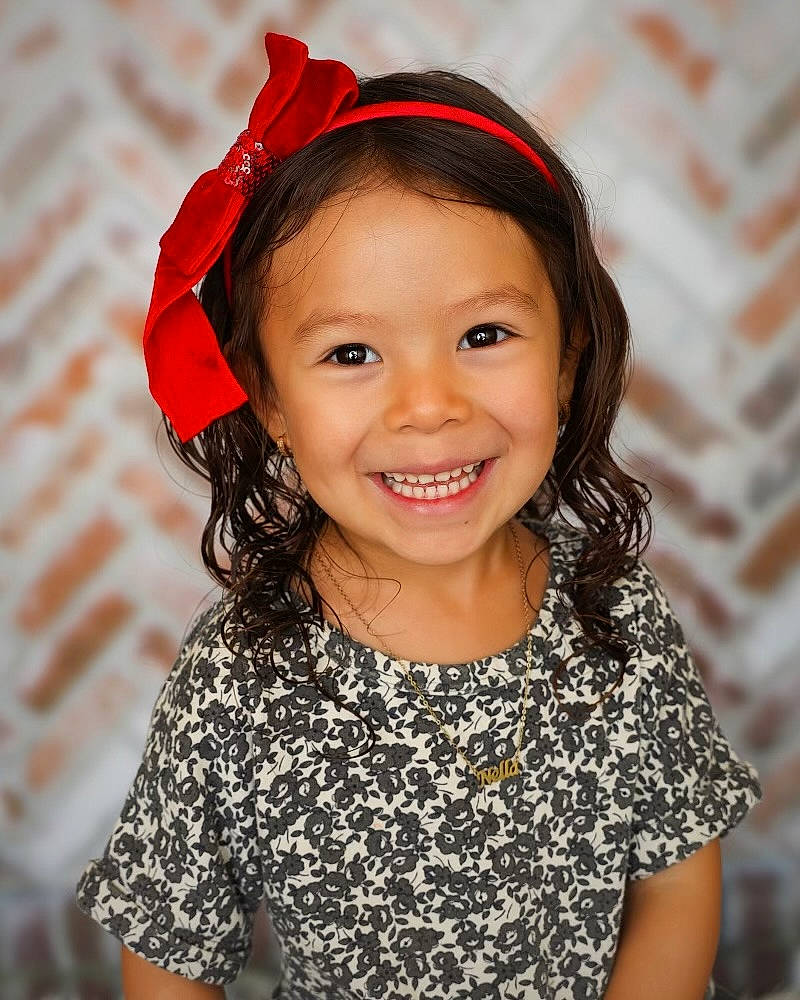 Nella joined the competition — help win amazing prizes! baby_toddler_clothing, beauty, cheek, child, event, eye, eyebrow, eyelash, fashion_accessory, flash_photography, fun, gesture, happy, headpiece, joy, lip, magenta, pattern, person, sleeve