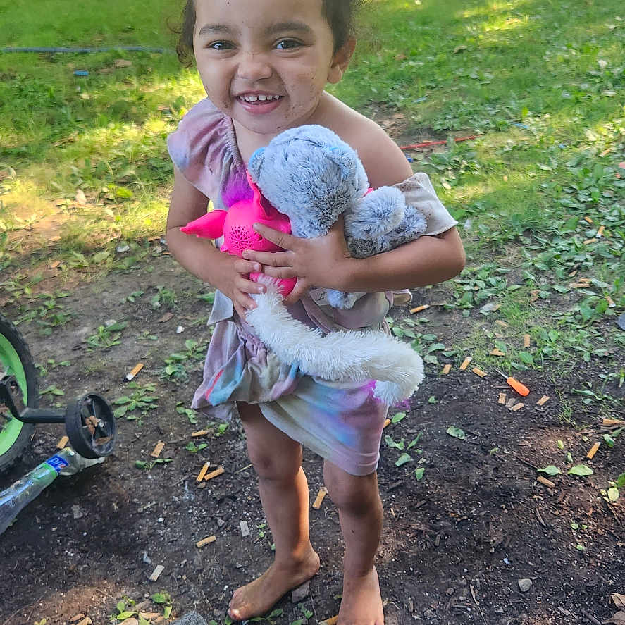 Aniyah joined the competition — help win amazing prizes! backyard, car, child, face, female, girl, grass, head, lawn, nature, outdoors, park, person, photography, plant, portrait, soil, summer, tree, yard