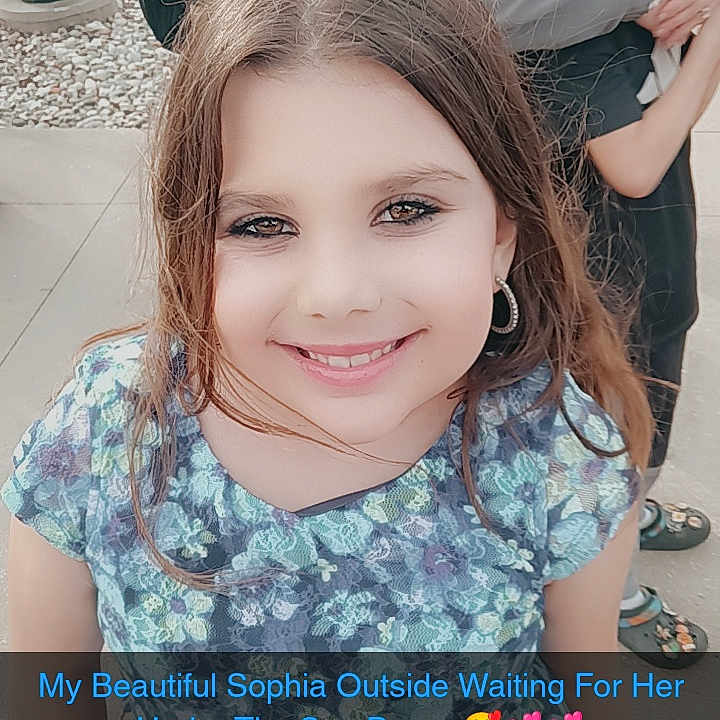 Sophia is registered to the contest to win money with this photo: adult, advertisement, child, clothing, cosmetics, dress, face, female, footwear, girl, happy, head, lipstick, person, photography, portrait, poster, shoe, smile, woman