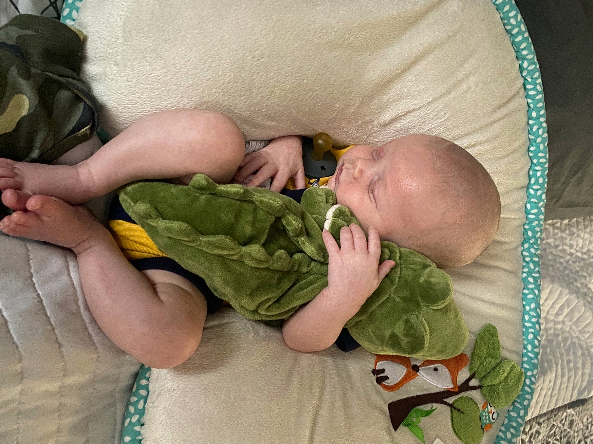 Cory is registered to the contest to win money with this photo: arm, baby, baby_products, baby_safety, baby_sleeping, baby_toddler_clothing, bedtime, cheek, child, comfort, finger, hand, head, linens, mouth, nap, pattern, person, room, sleep