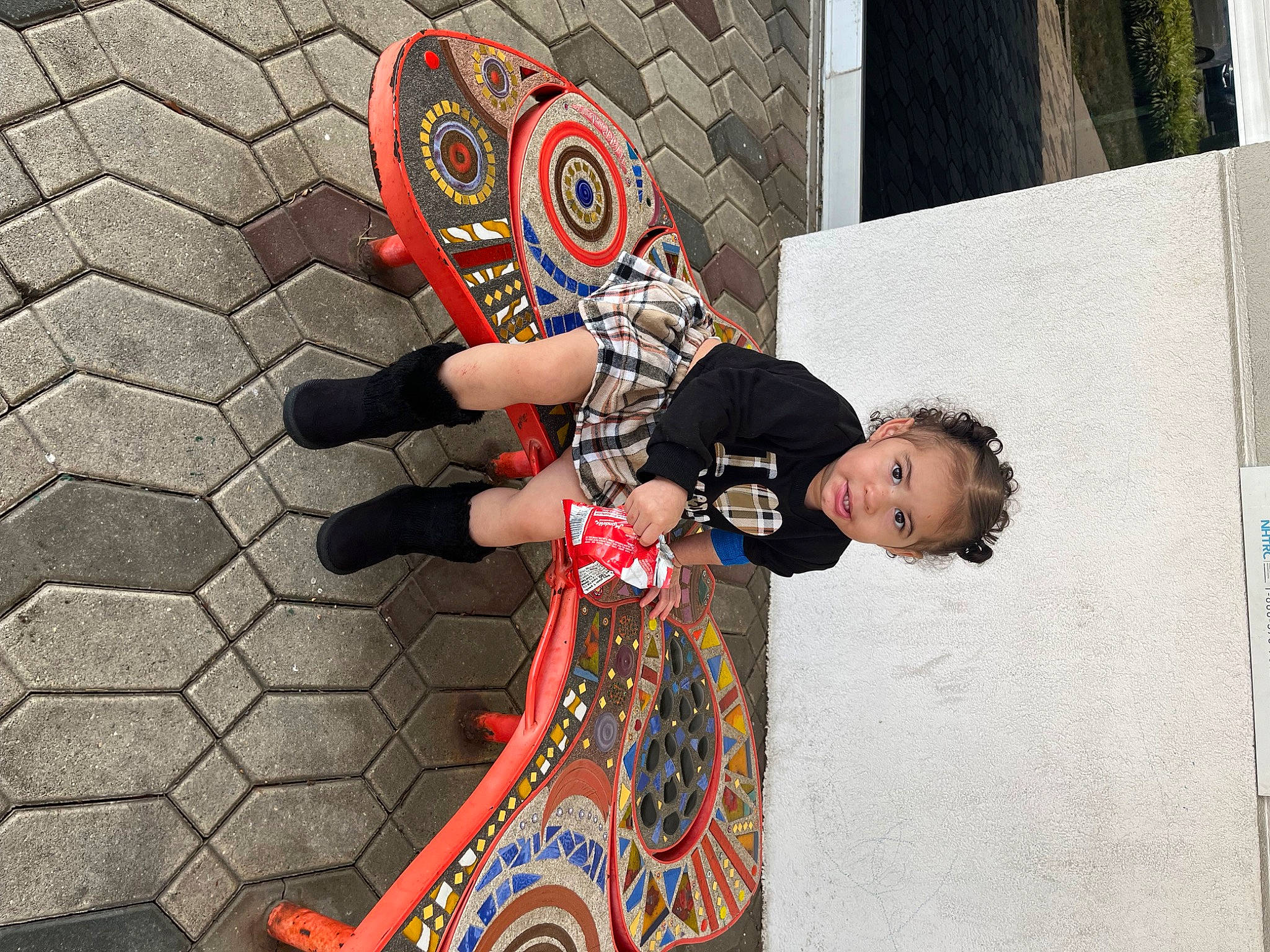 Alaïa joined the competition — help win amazing prizes! art, artist, asphalt, child, costume, dance, event, fashion_accessory, fun, leisure, mural, pattern, performing_arts, person, street, street_art, toddler, tourism, tradition, travel