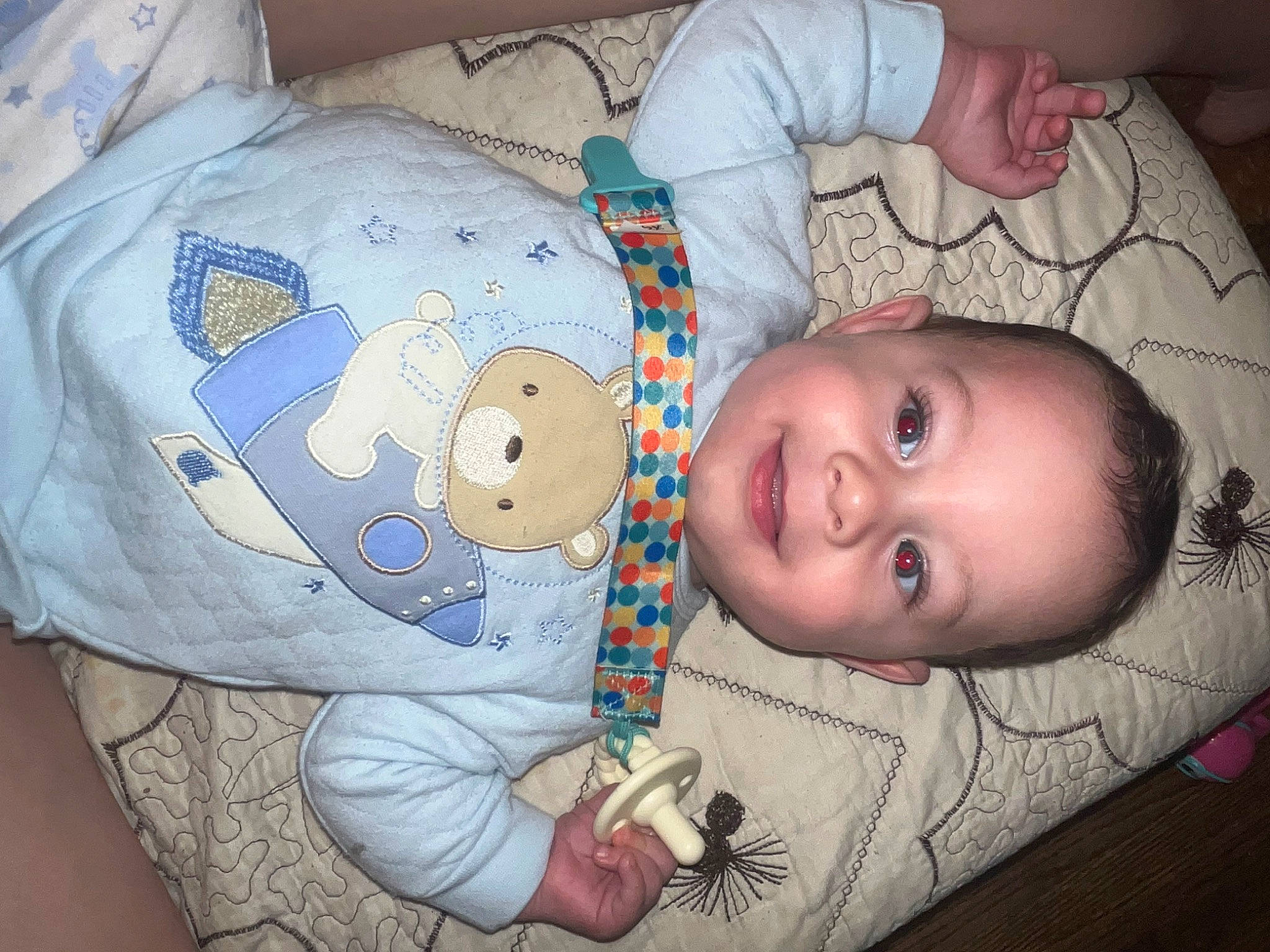 Jaizayden joined the competition — help win amazing prizes! baby, baby_products, baby_safety, baby_toddler_clothing, cheek, child, comfort, eye, happy, head, human_body, joy, linens, mouth, organ, pattern, person, room, skin, sleeve