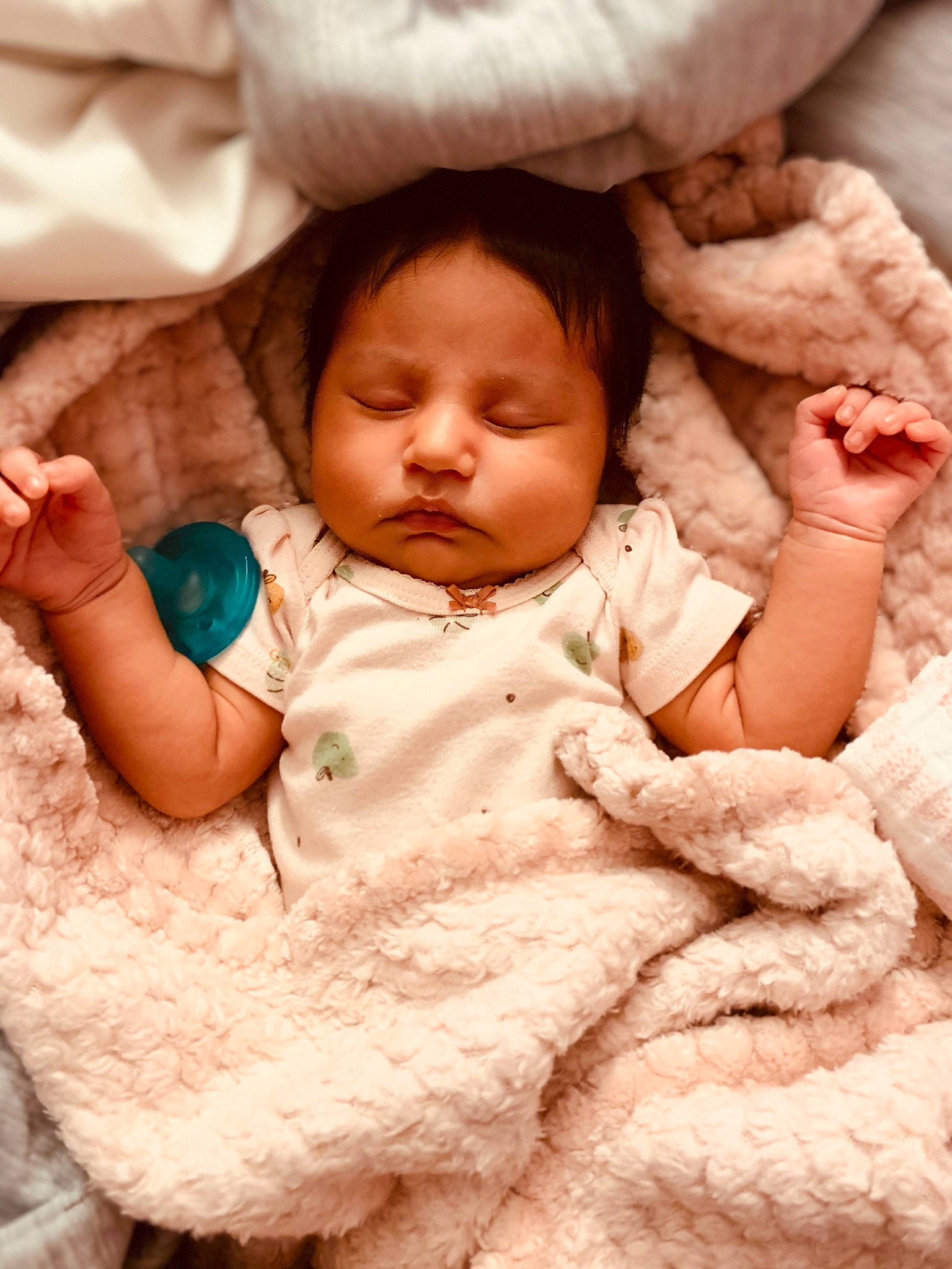 Alena joined the competition — help win amazing prizes! baby, baby_toddler_clothing, cheek, comfort, eye, face, facial_expression, finger, gesture, hand, happy, head, lip, nose, person, pink, skin, sleeve, textile, toddler