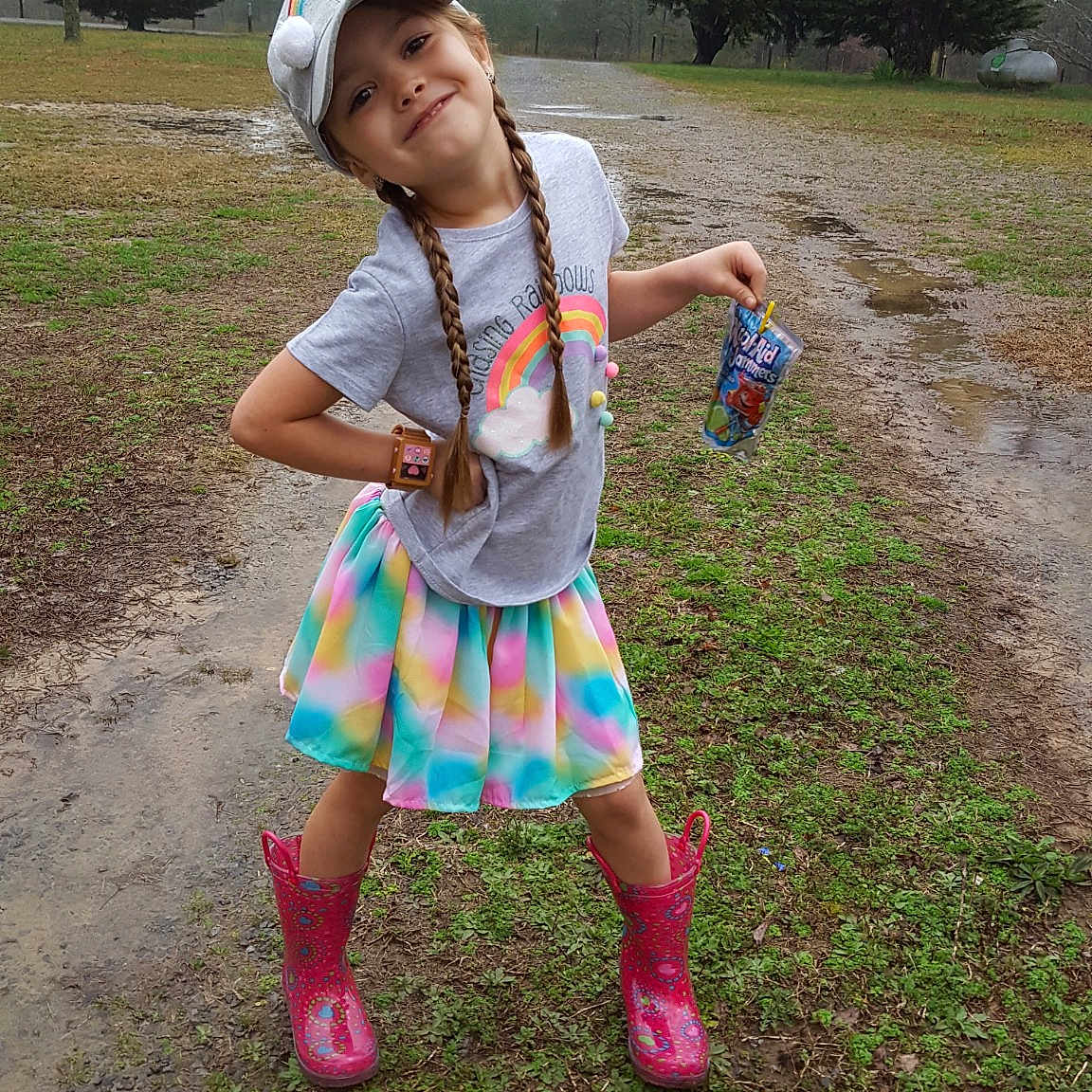 Jasper joined the competition — help win amazing prizes! fun, grass, headwear, joy, person