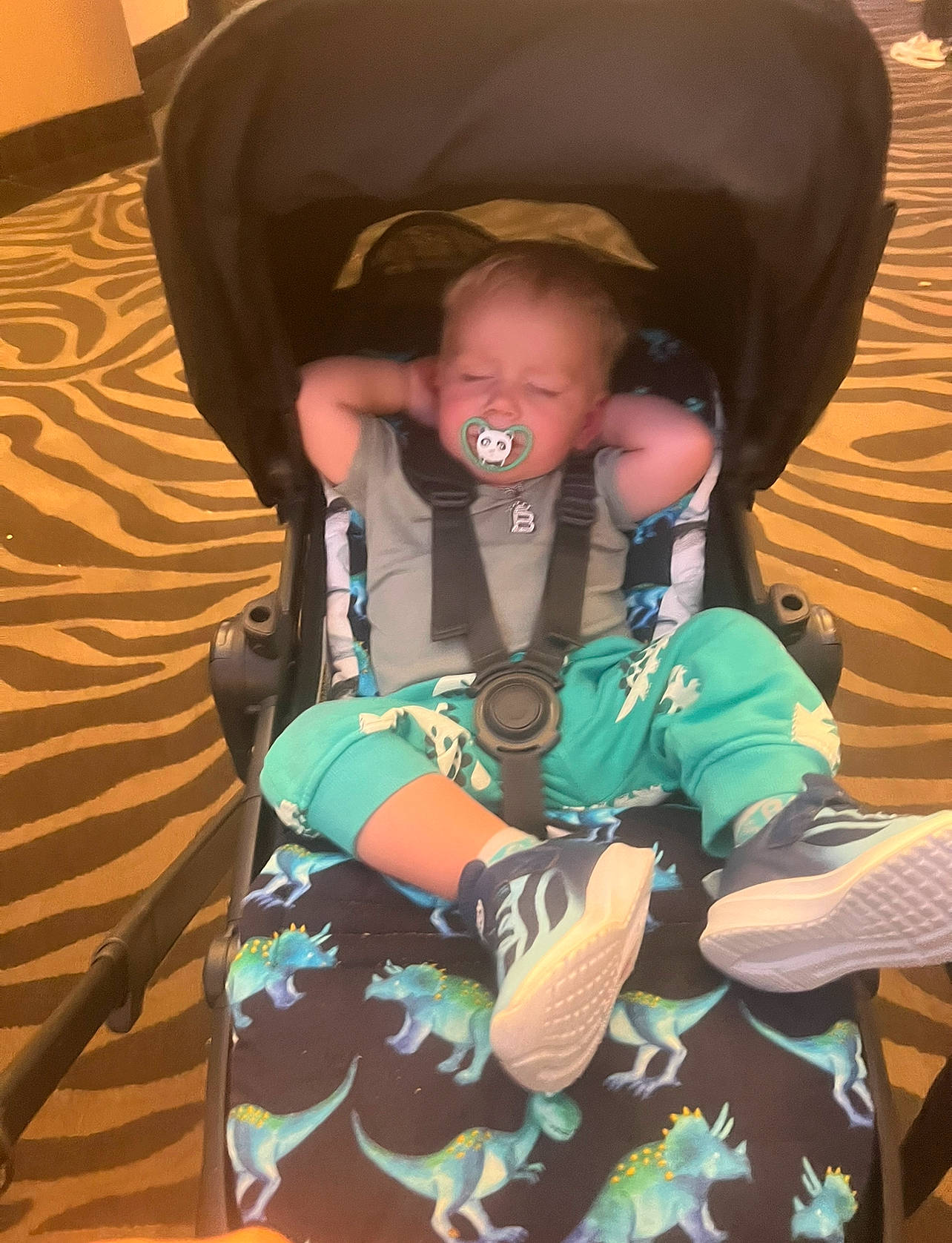 Bexley joined the competition — help win amazing prizes! baby, baby_carriage, baby_products, bag, child, comfort, costume, fashion_accessory, fun, hat, head, helmet, luggage_and_bags, pattern, person, personal_protective_equipment, sitting, smile, strap, thigh