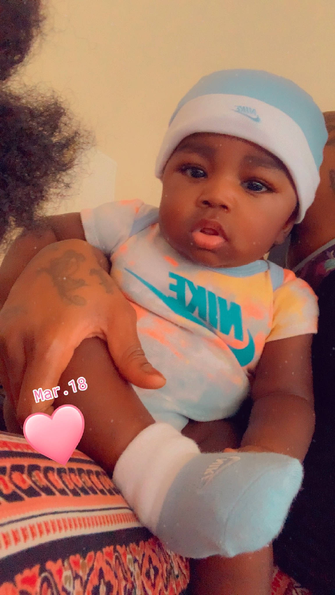 Legend joined the competition — help win amazing prizes! abdomen, baby, baby_toddler_clothing, chest, child, event, facial_expression, finger, fun, gesture, happy, headwear, human, human_leg, nail, person, pink, skin, thigh, thumb